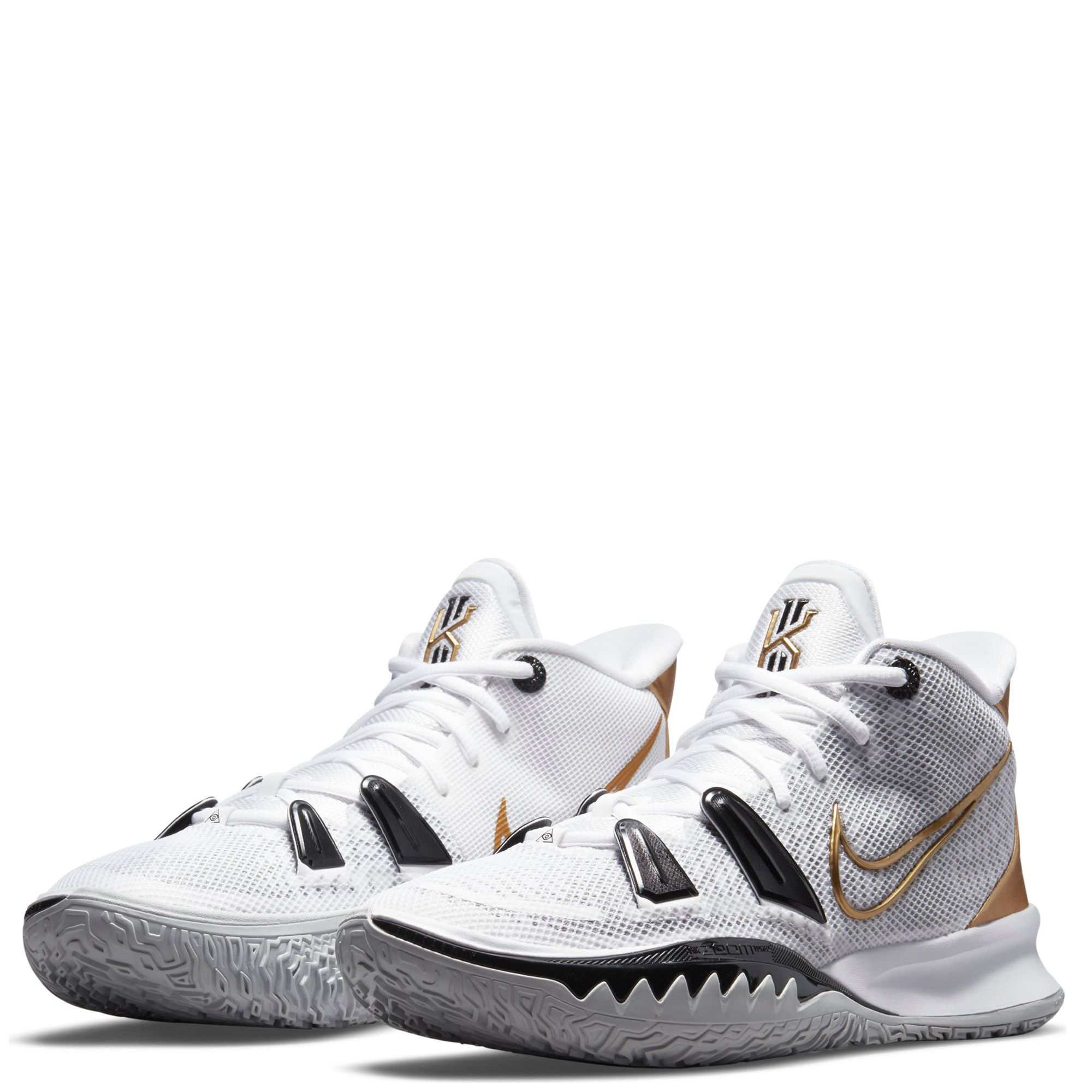kyrie 7 black and gold