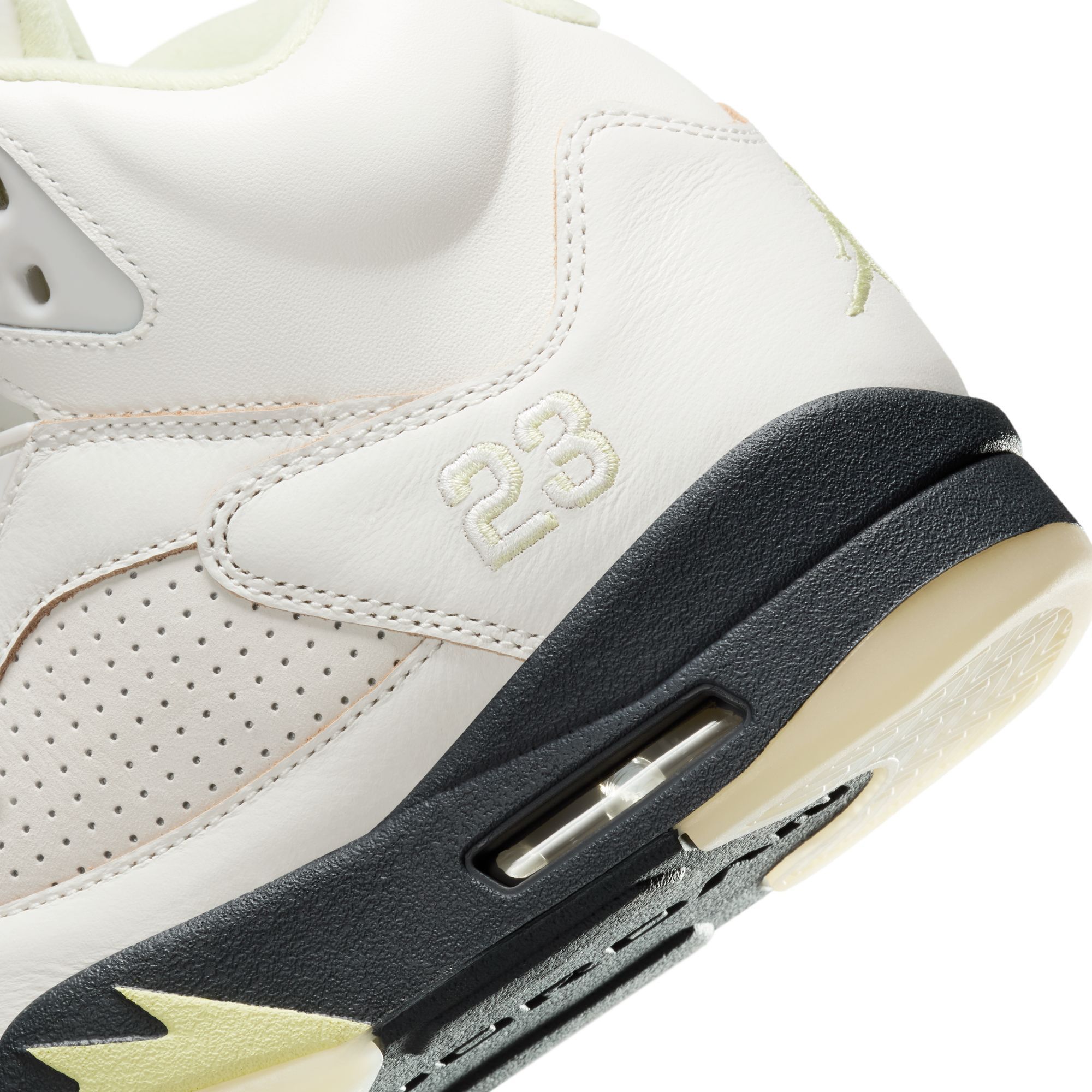 Air Jordan 5 Retro Size 8.5 Men\'s | 10 Women\'s IM7592 130 Air Jordan 5 Retro ”Luminous Green and Sail” IM7592-130  main image 2