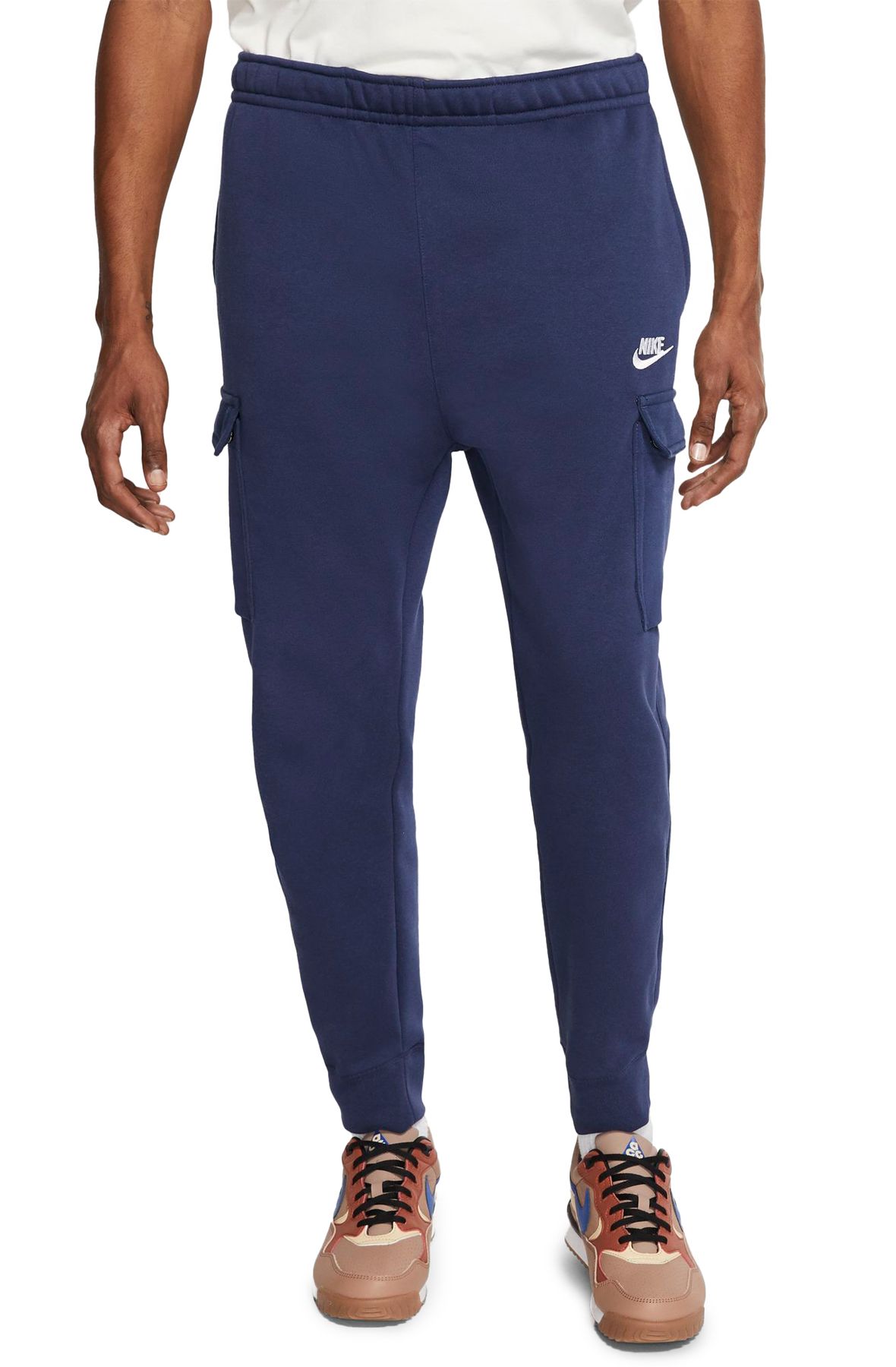 Nike Sportswear Club Fleece Mens Track Pants Blue Size L XL Casual