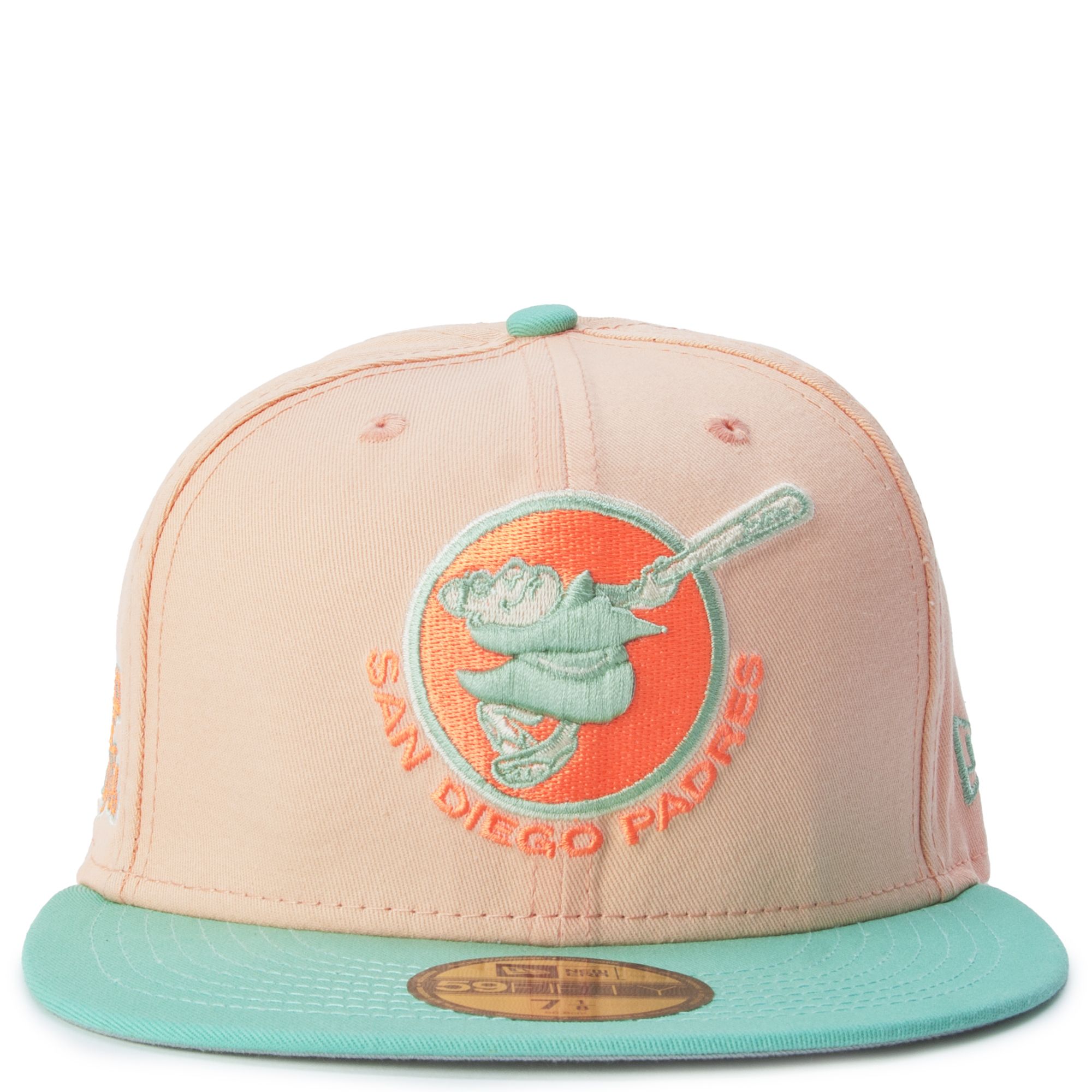 NEW ERA CAPS San Diego Padres Peach Mint 59FIFTY Fitted Hat 70725293 -  Shiekh