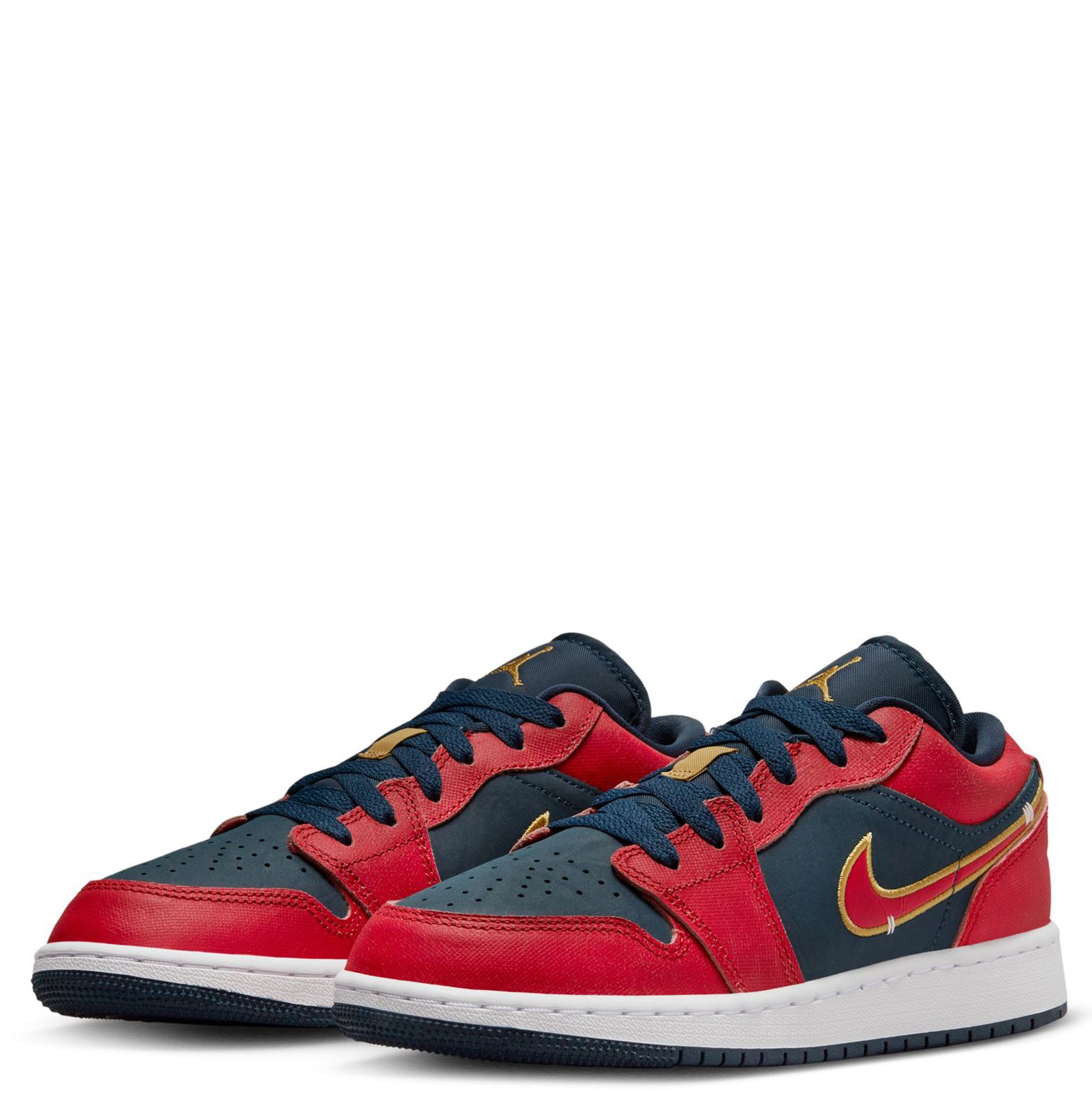 Air jordan outlet 1 low red/black/gold/blue