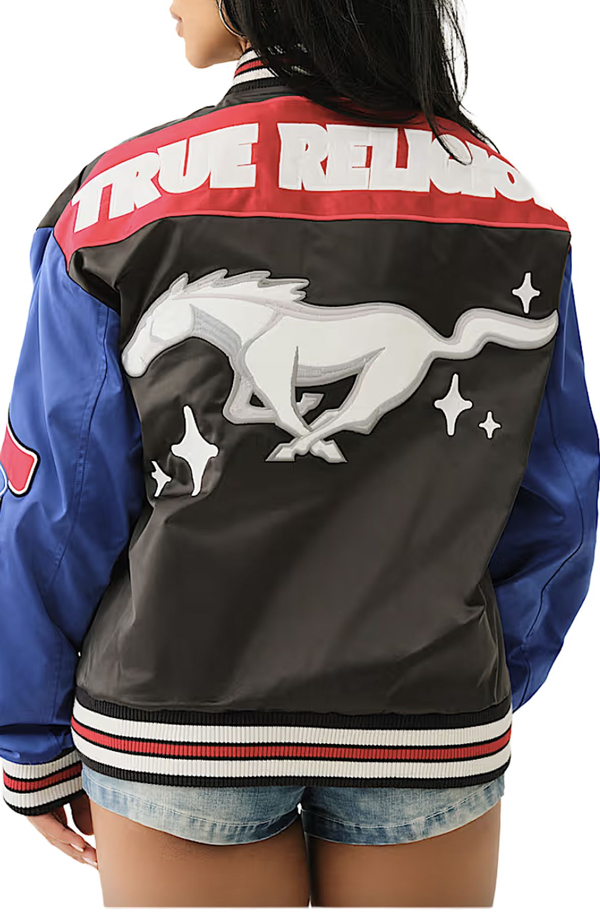 TRUE RELIGION Ford X True Religion Oversized Bomber Jacket 209402C