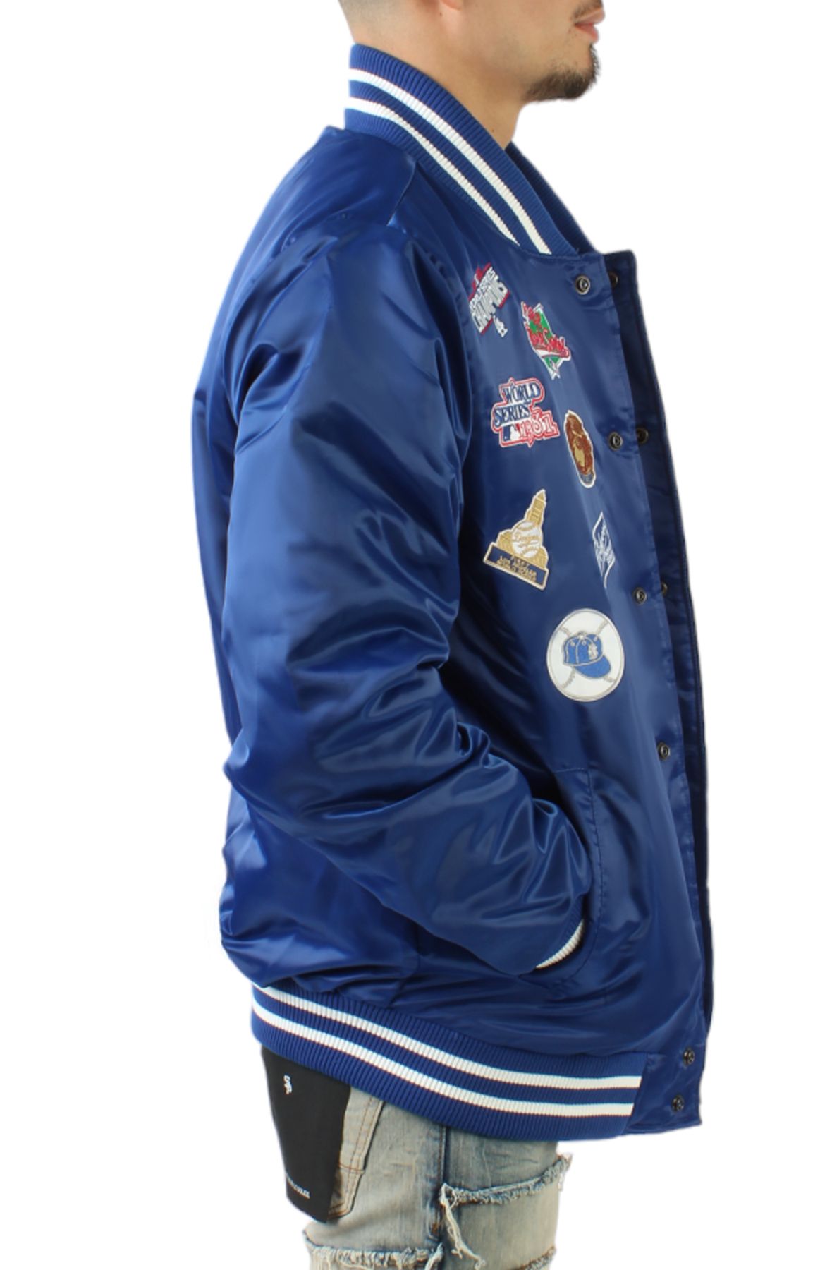 STARTER Los Angeles Dodgers Windbreaker Jacket LS950830-LAD - Shiekh