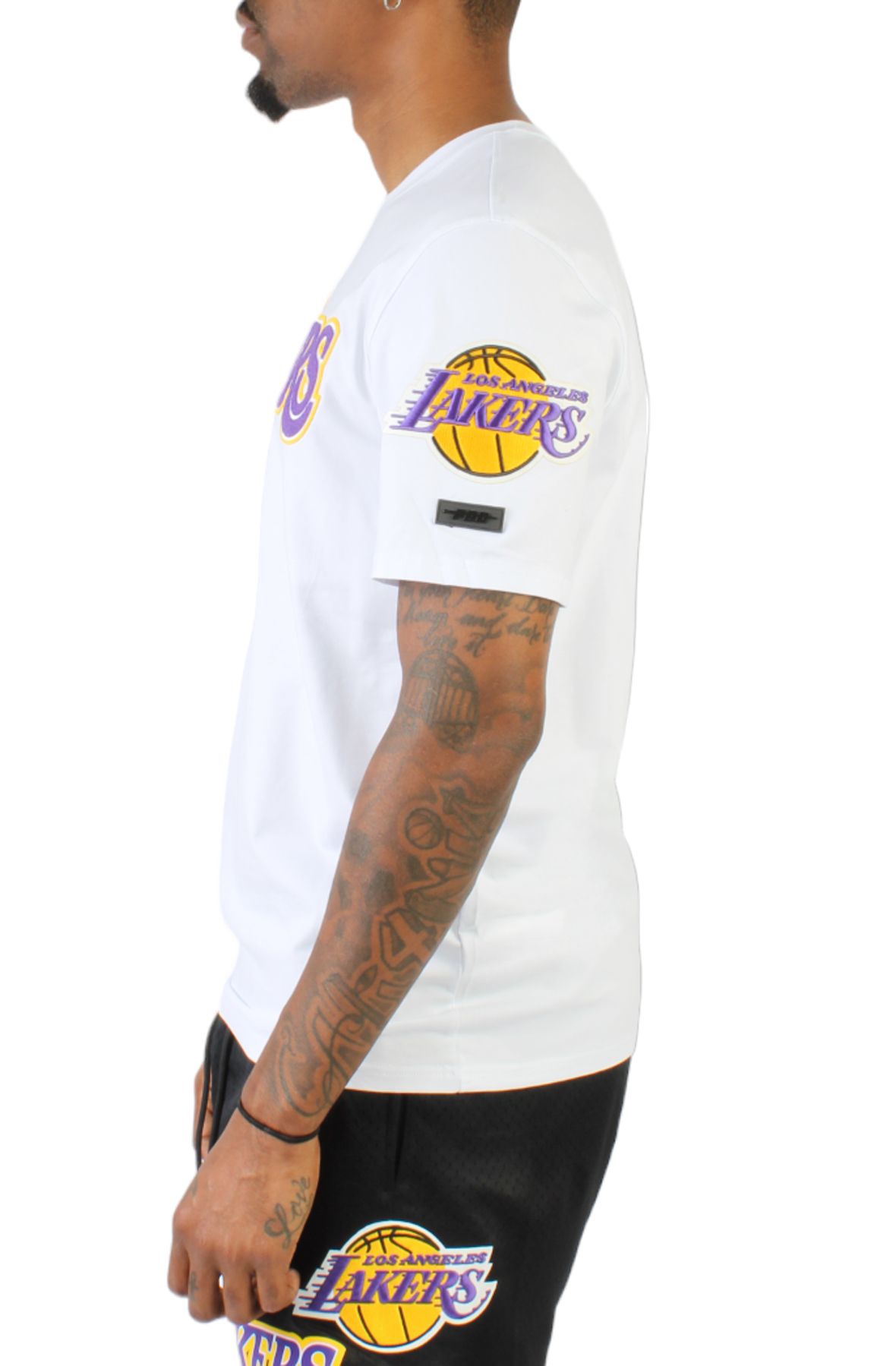 lakers t shirt white