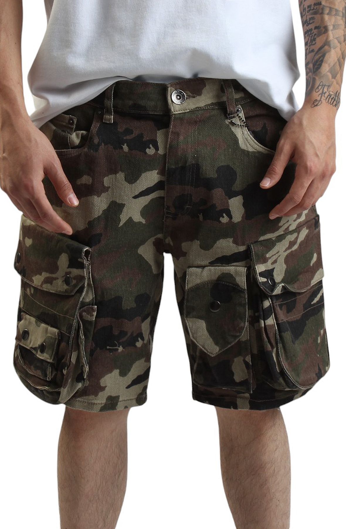 RU WAVE Sentinel Cargo Shorts RUW25023SC-CAMO - Shiekh