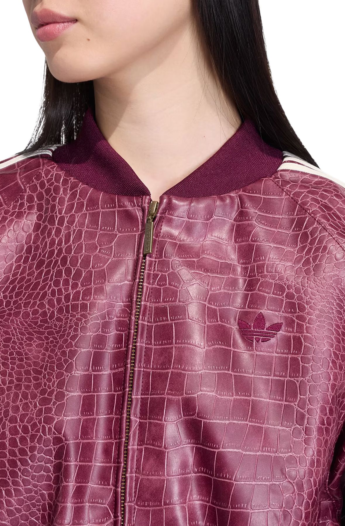 ADIDAS Pleather Jacket KD8792 - Shiekh