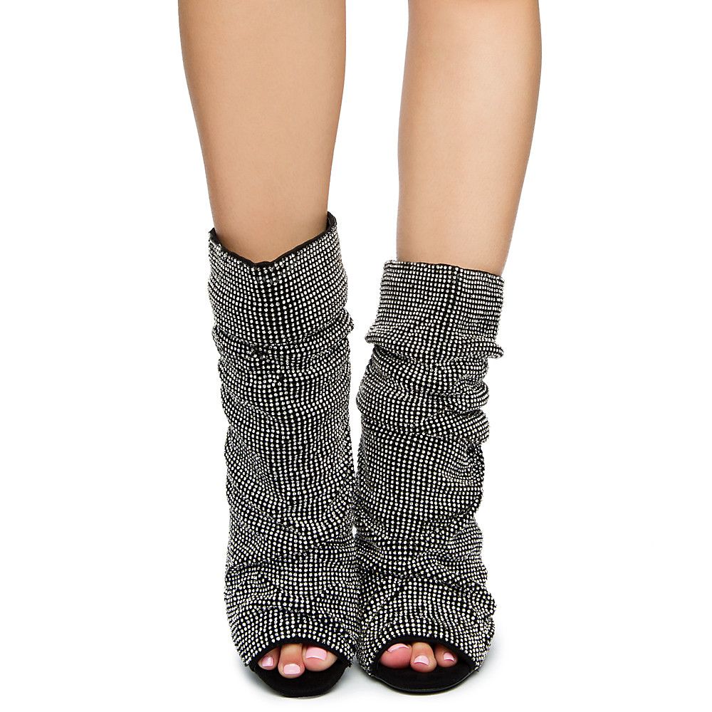 LILIANA Women's Queen Ankle Boot QUEEN BLK Shiekh