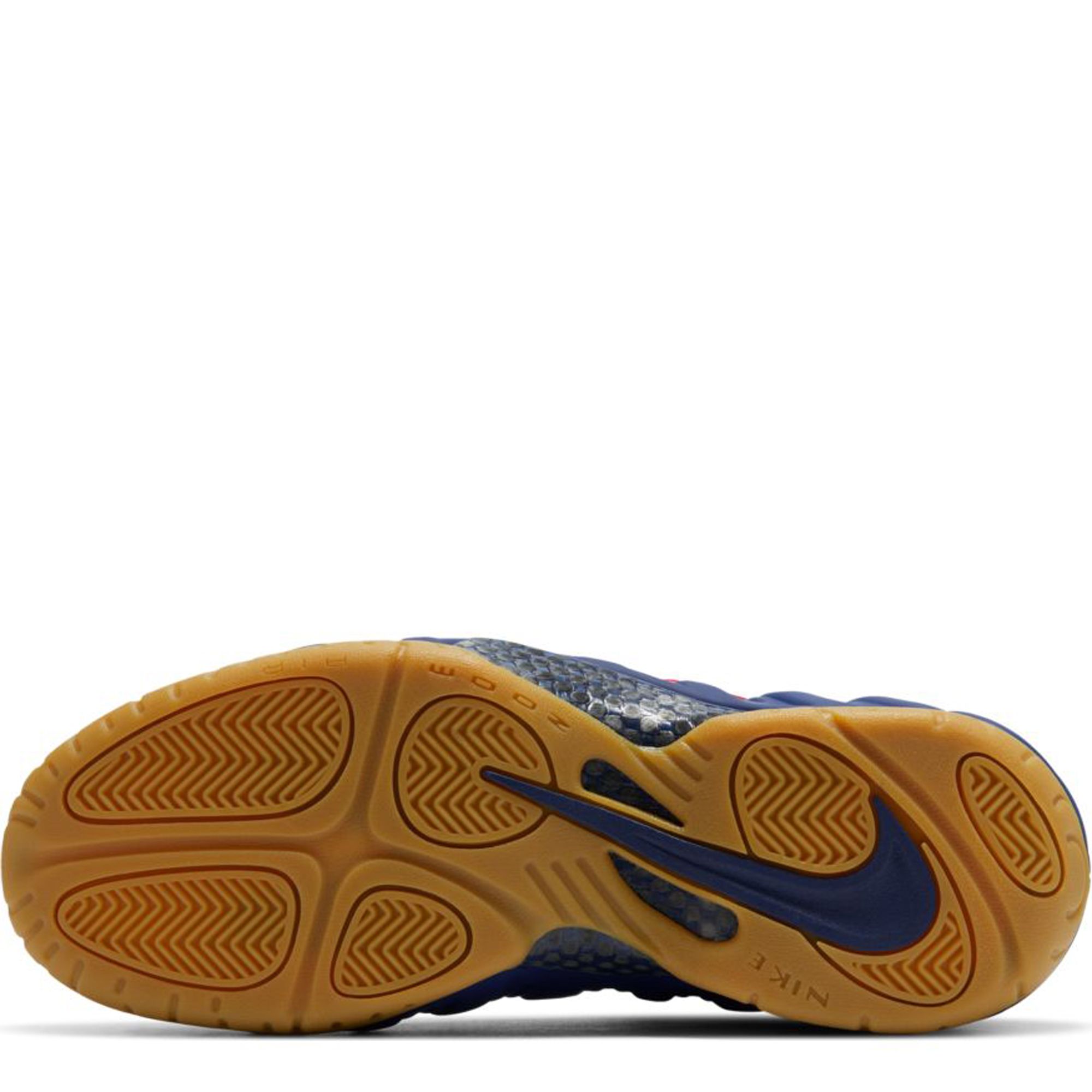 nike foamposite blue void university red