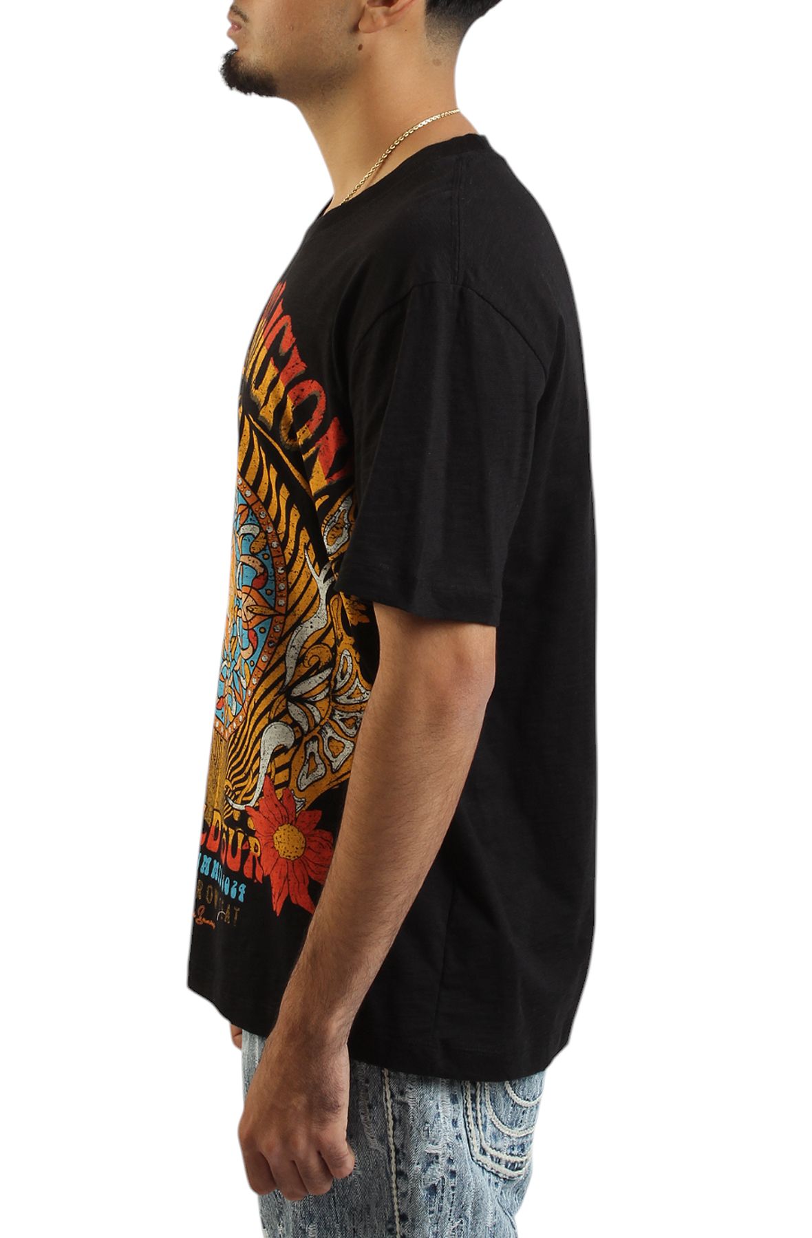 TRUE RELIGION スタジャン TRUE RELIGION(トゥルーレリジョン)から 背中のBUDDHAが