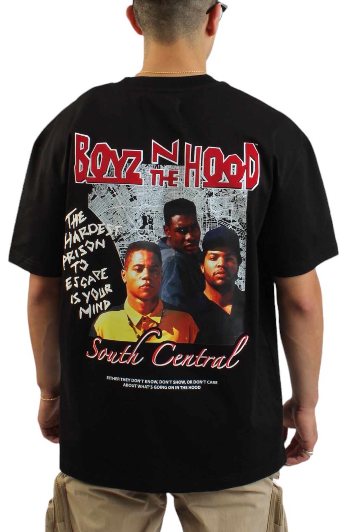 MAXIMA Boyz N The Hood T-Shirt 1D10004-BLK - Shiekh