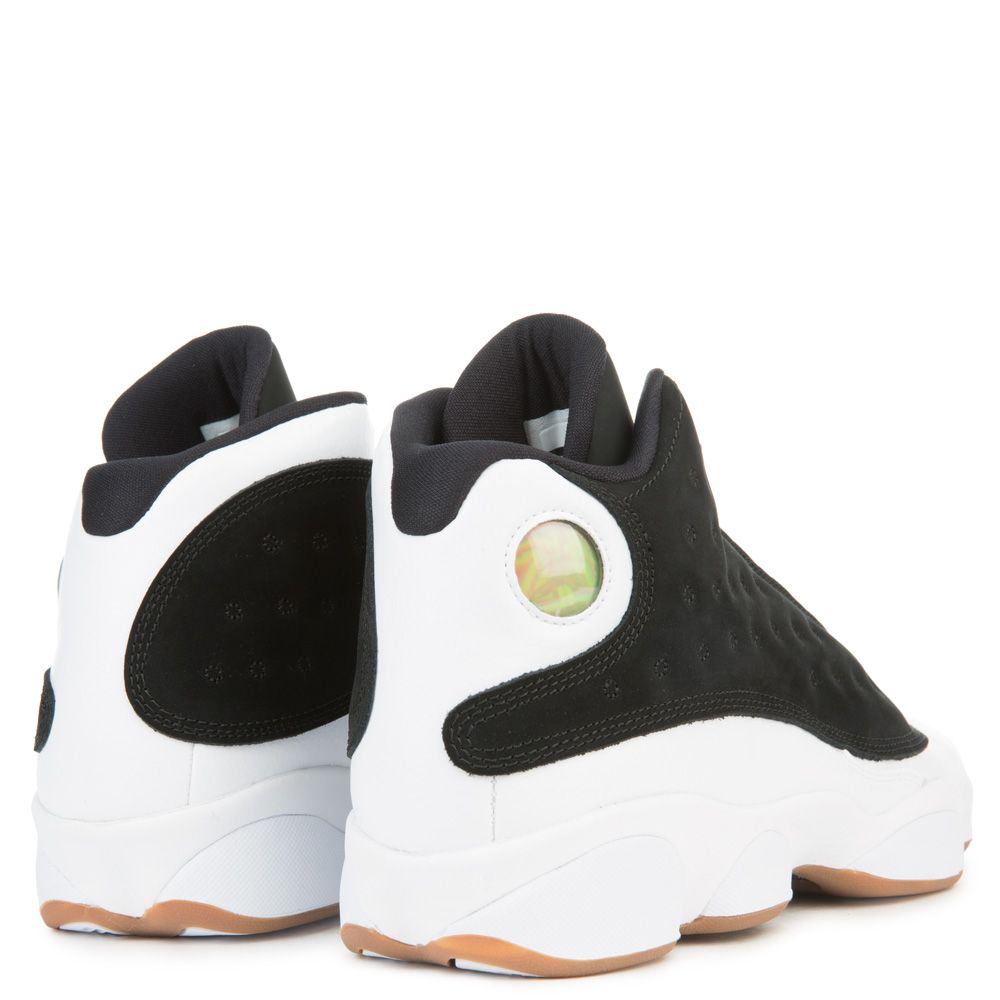 Air Jordan 13 Retro GG Big Kid's Shoes Black/White/Metallic Gold 439358-021