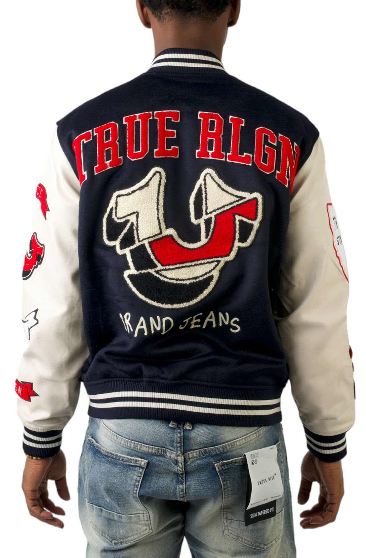 True Religion Aztec Print Varsity Jacket purchases