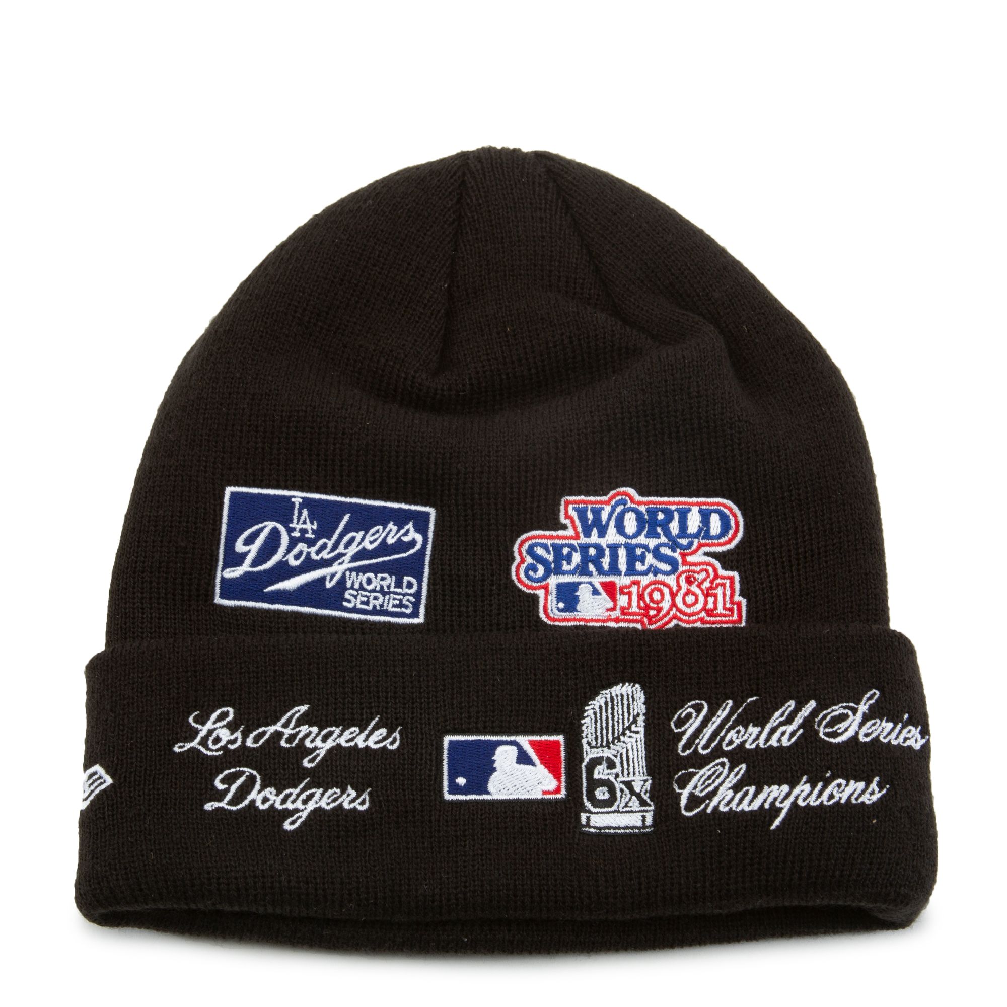 كابتشينو NEW ERA CAPS Los Angeles Dodgers World Series Knit Beanie 12638429 ... كابتشينو