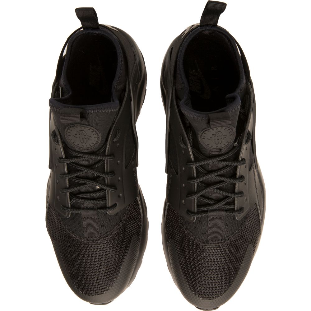 black air huarache run ultra sneakers