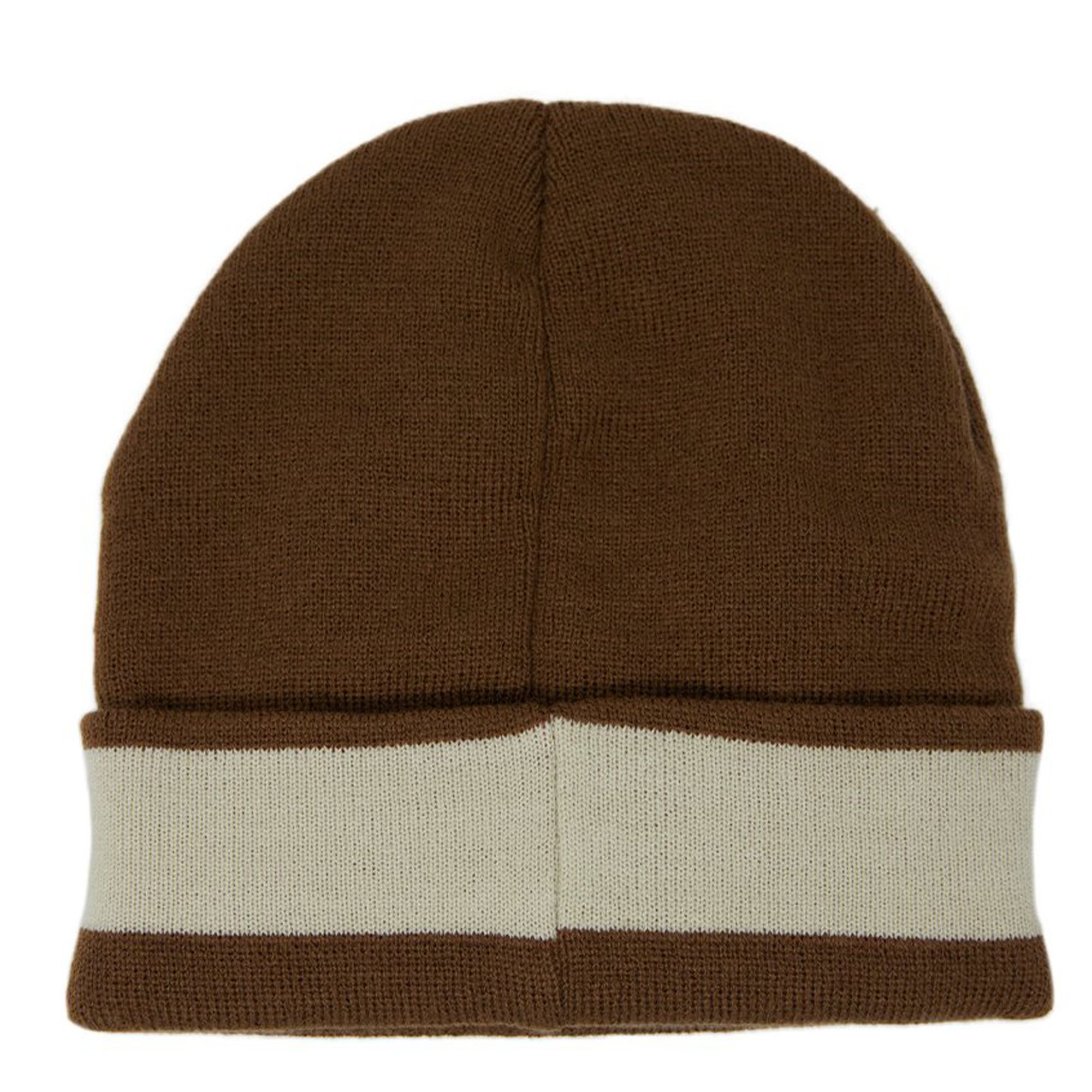 ★OY★STRIPED L LOGO BEANIE - BROWN★正規品/韓国直送料込 A'GEM/9 × .kom 『ISTKUNST/イストクンスト』 STRIPE CUFF