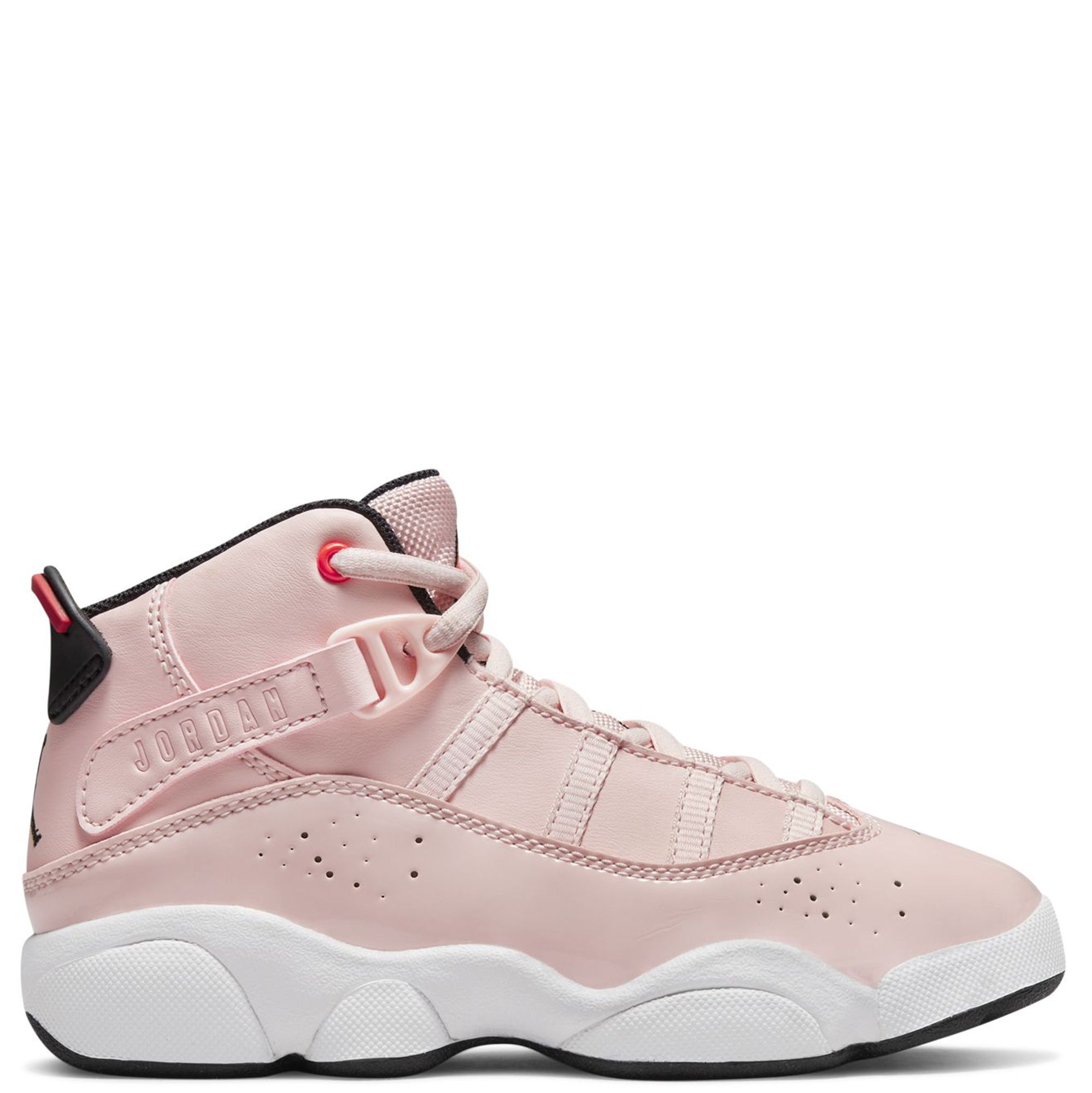 jordan 6 rings black and pink womens