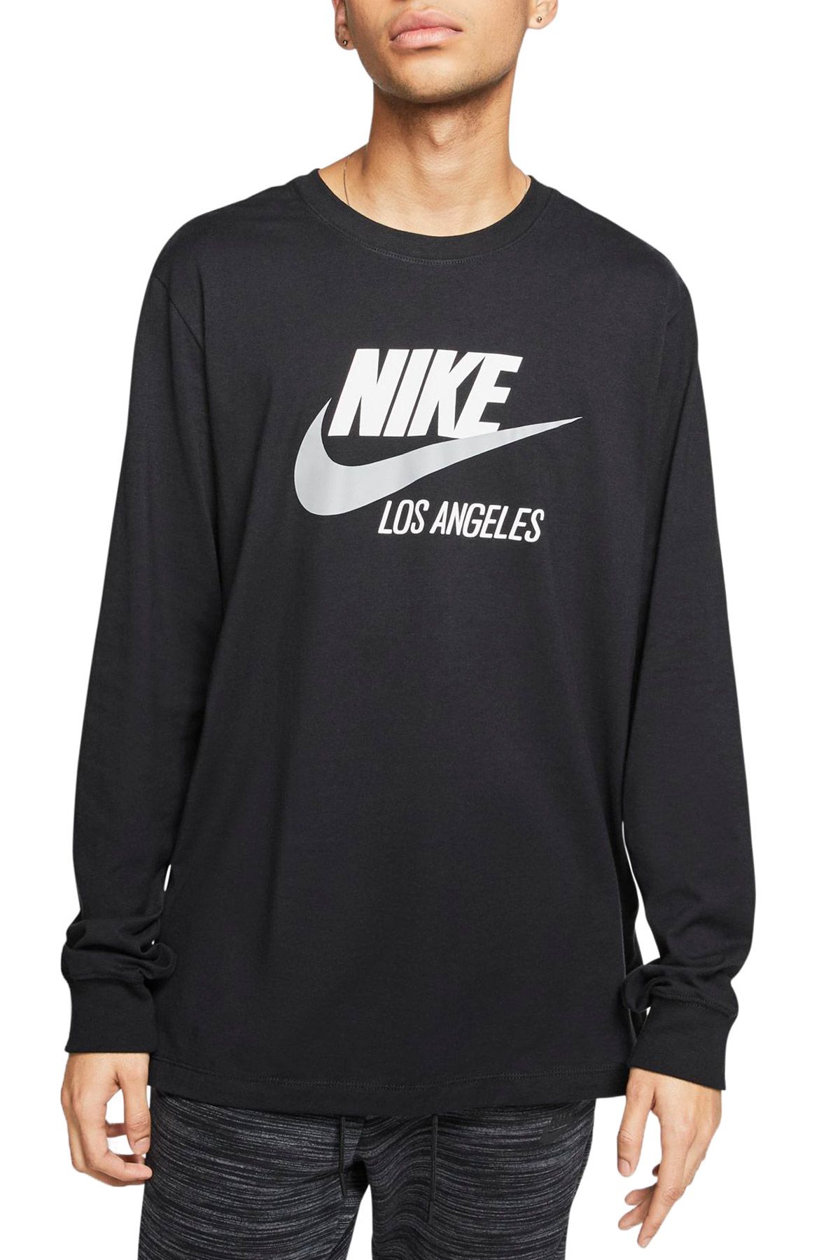 Nike NBA LA Lakers Tee Long Sleeve Shirt Men's XL