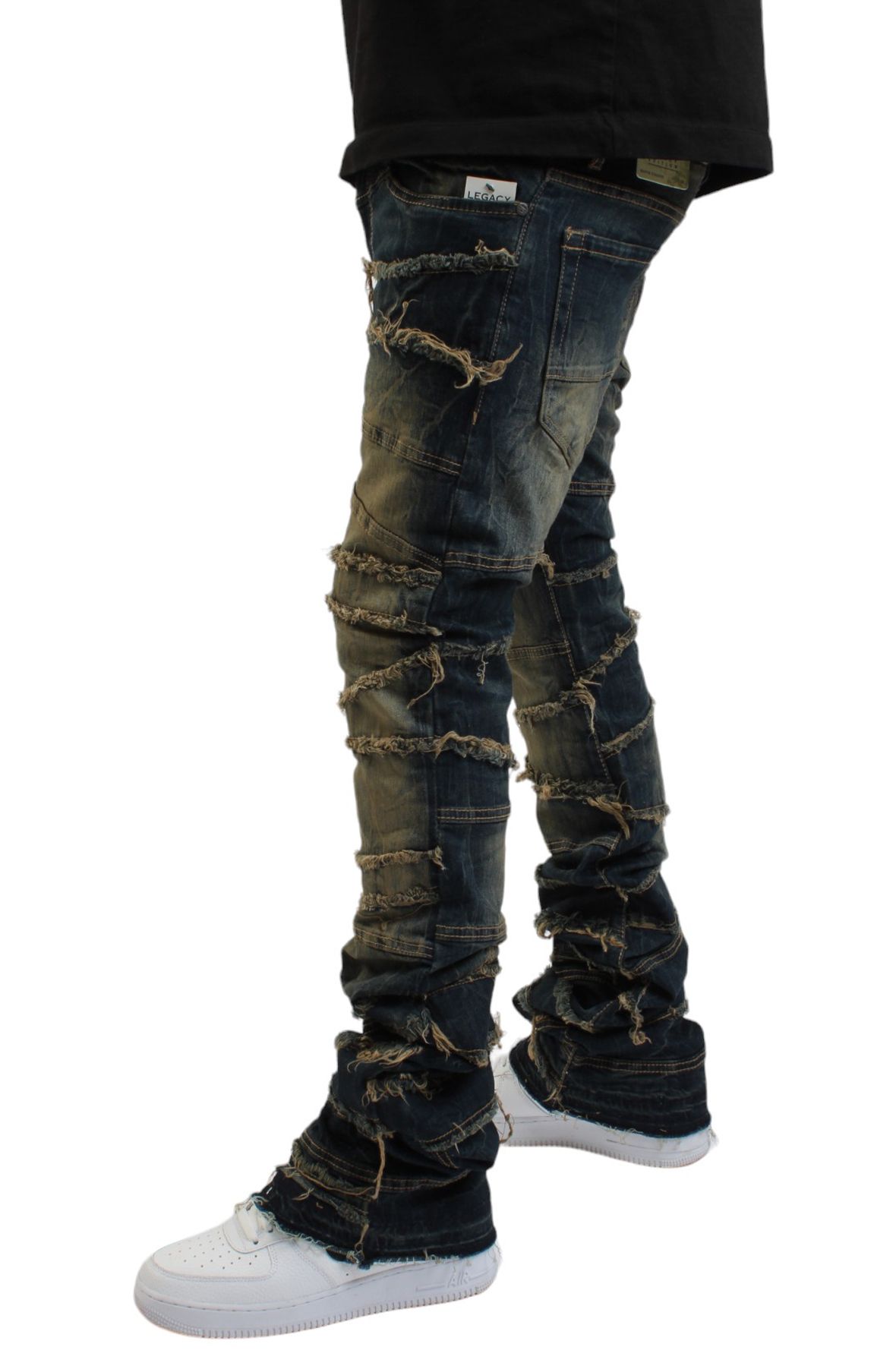 BRIAN BROTHERS INC. Martin Stacked Jeans JTF1150-DKVIN - Shiekh