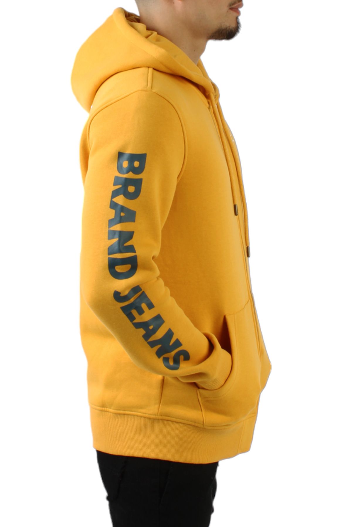 Yellow name clearance brand hoodies