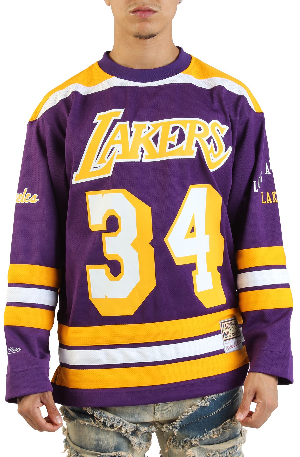 MITCHELL AND NESS NBA Los Angeles Lakers Maxxed Out Fashion Jersey