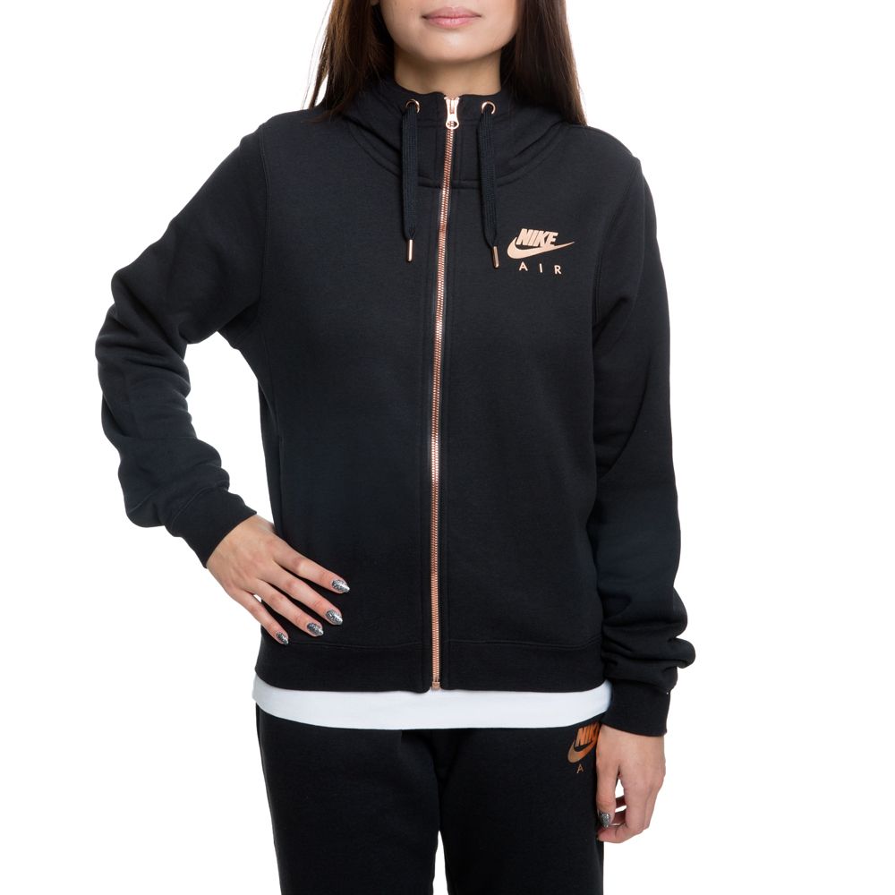 rose gold and black nike hoodie