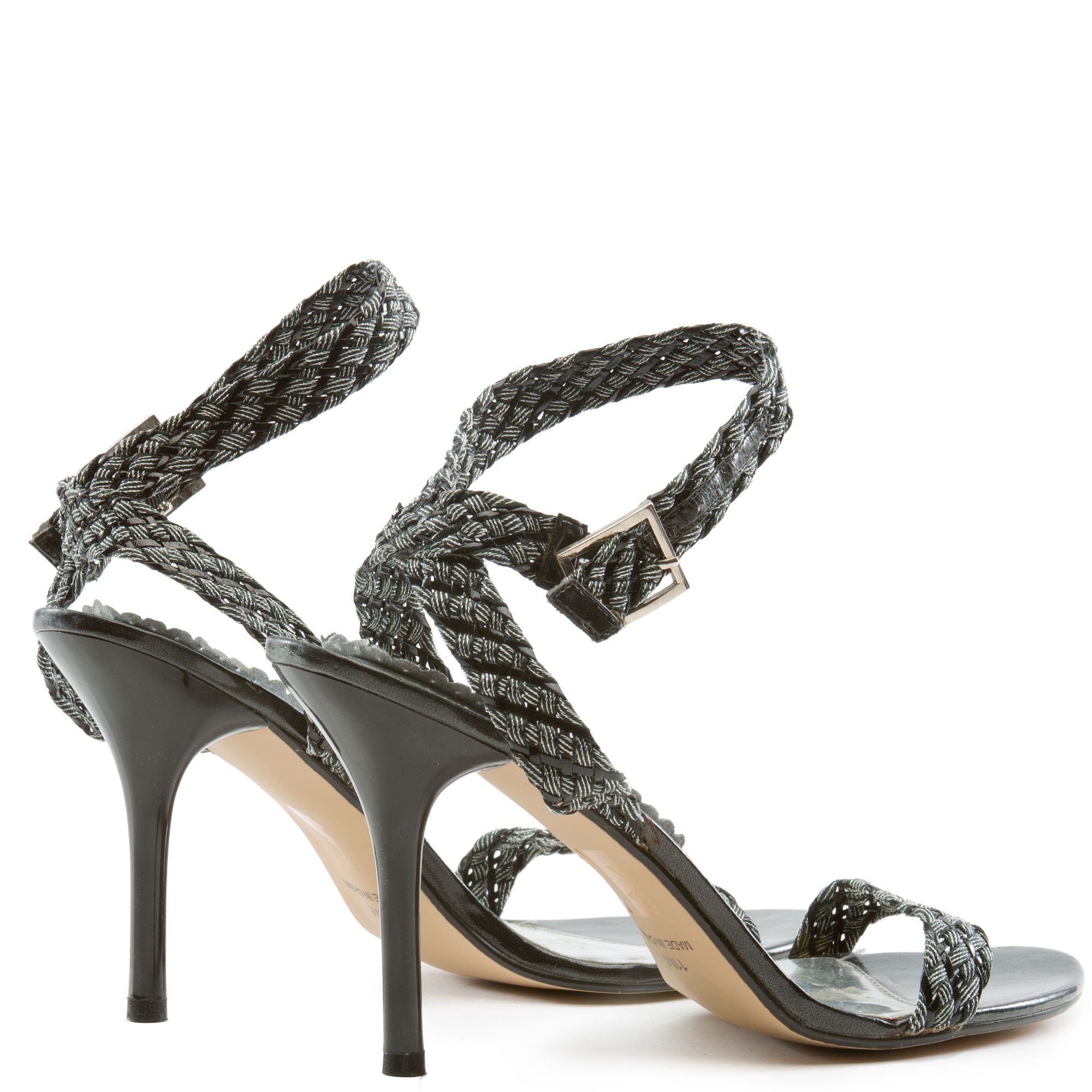 OLEM SHOE BLACK WOVN DRS SNDL 28834201 BK Shiekh