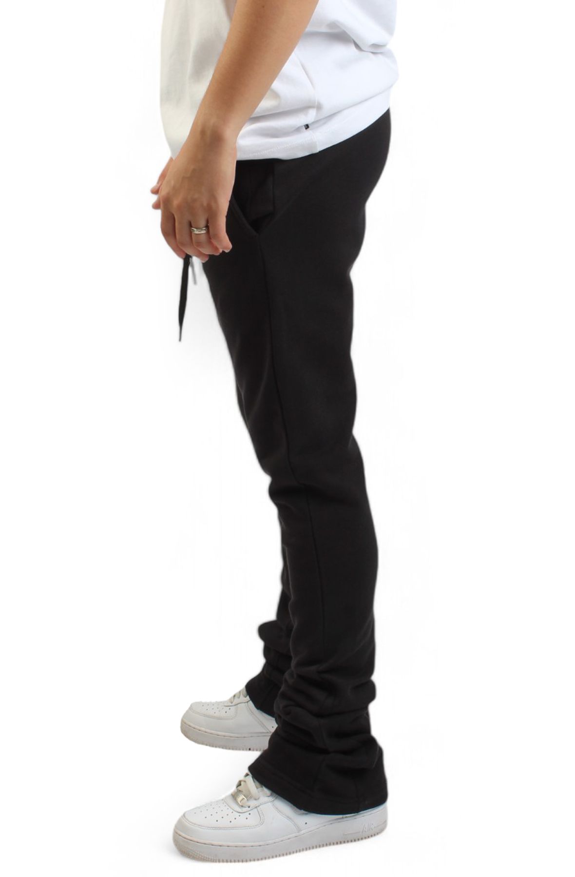 【HI FI FNK】Gospel Wide Sweatpants Neoknit Highwaist Pull On Wide Leg Sweatpants w/ Drawstring