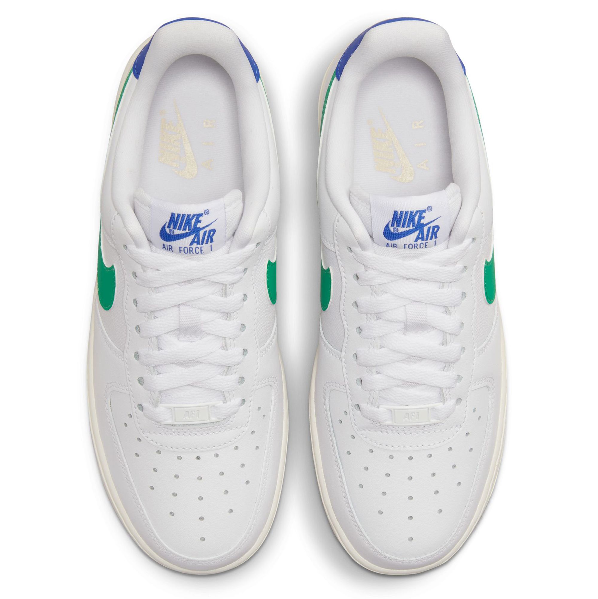 Nike Women's Air Force 1 '07 Shoes, Size 6.5, White/Action Green