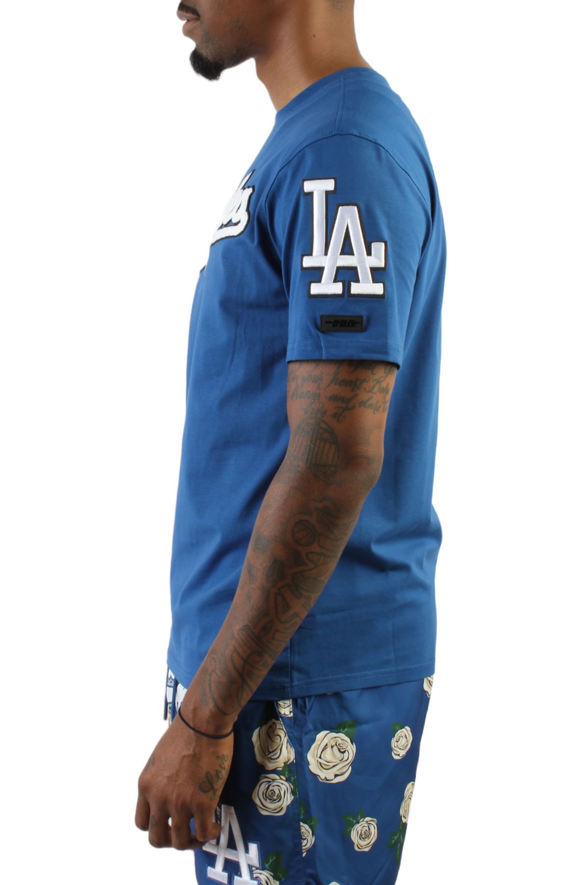 LOS ANGELES DODGERS ROSES SJ TEE (DODGER BLUE)