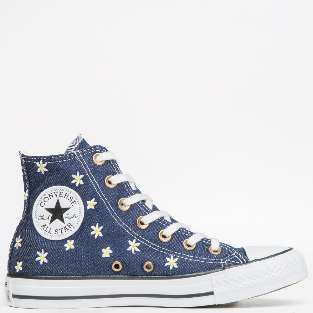 womens denim converse trainers