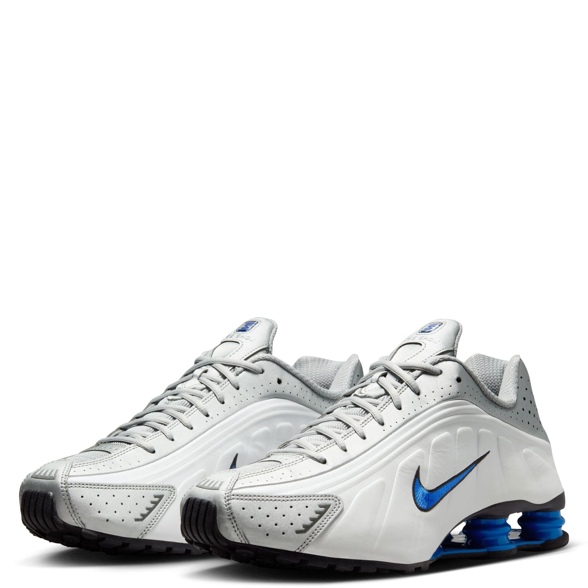 Nike Shox R4 Men's Shoes in White and Blue Trainers | eBay