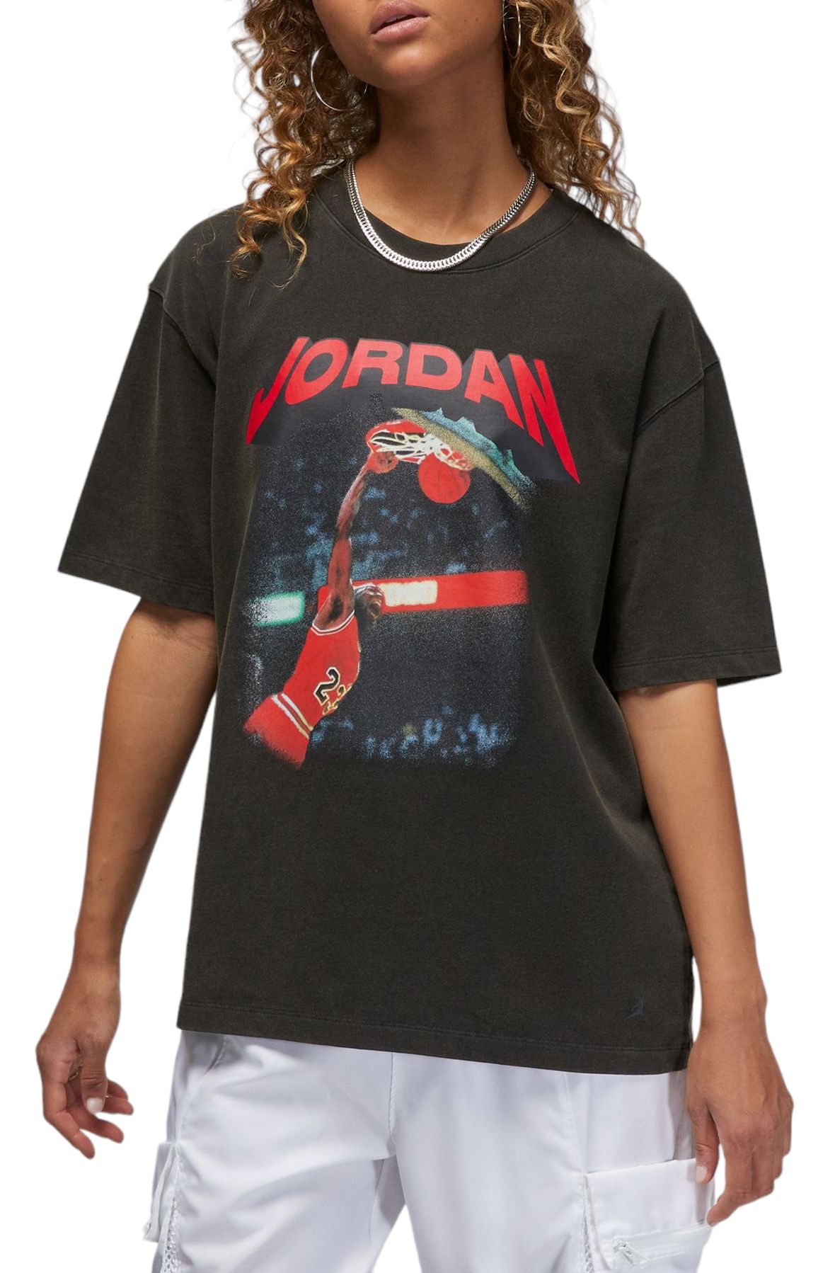 Jordan Cropped Graphic T-Shirt.