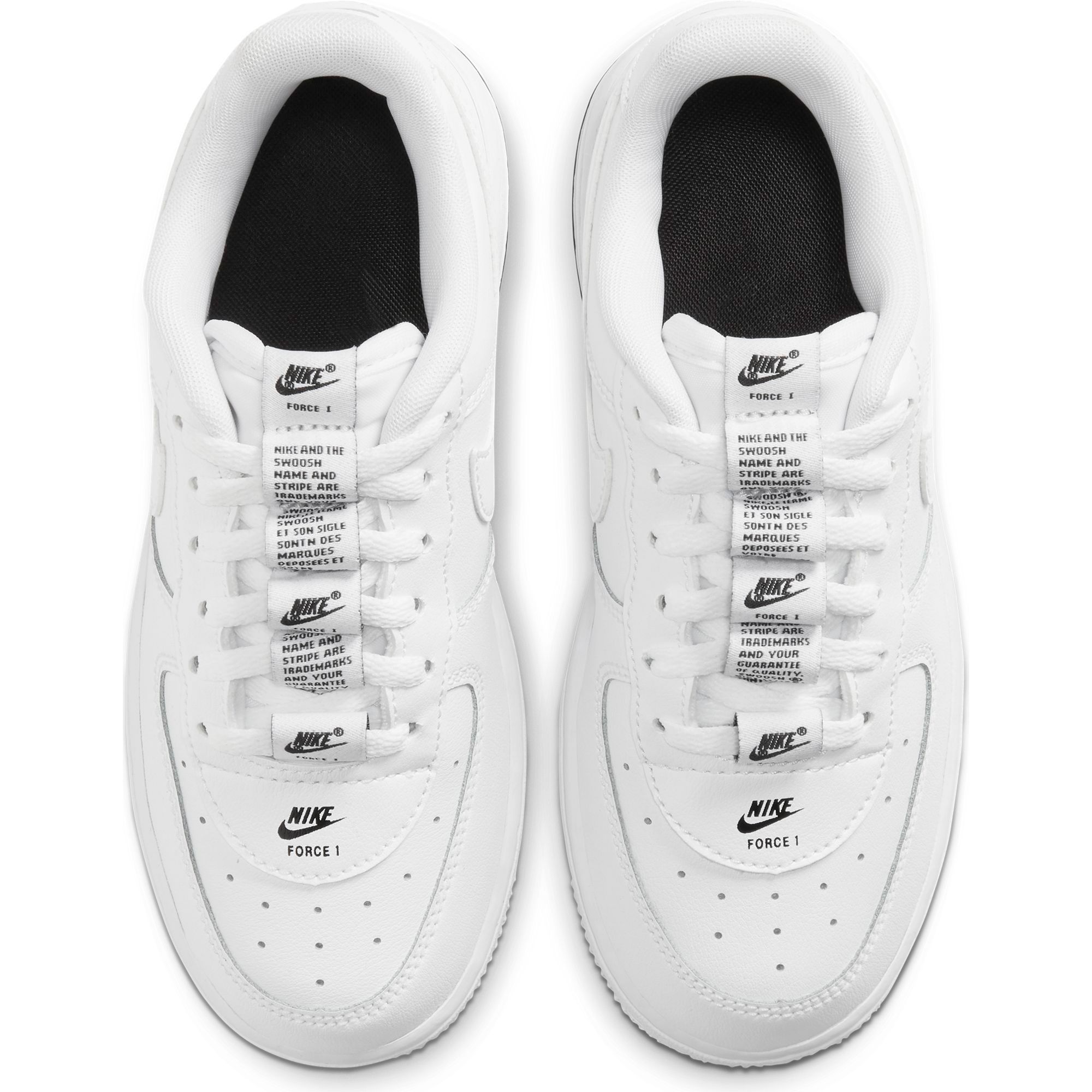 Nike Air Force 1 LV8 3 (PS) White/Black Little Kids Basketball Shoes CJ4113-100