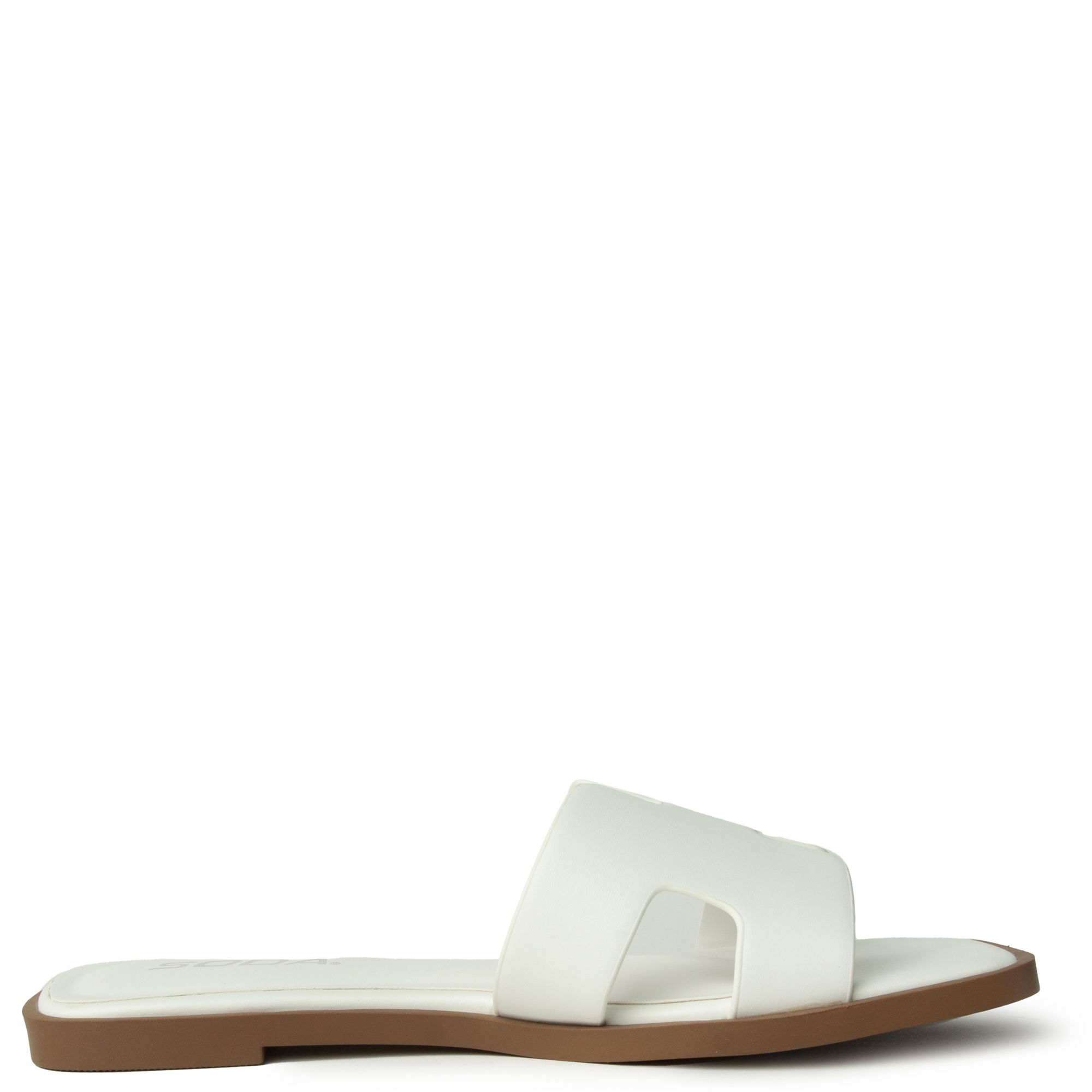 FORTUNE DYNAMICS Knit Flat Sandal FD KNIT-S-WHT - Shiekh