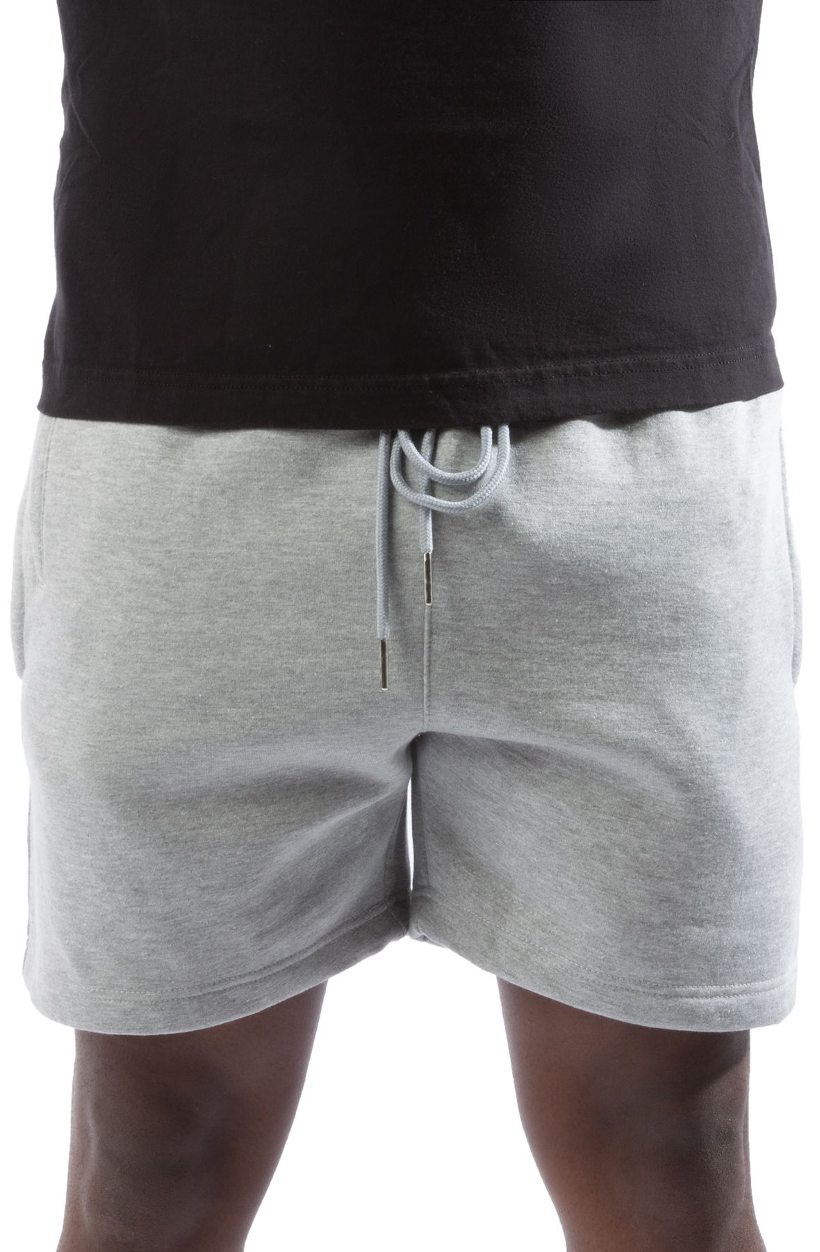 ESSENTIALS FLEECE SHORTS SHKSHORT001-GREY