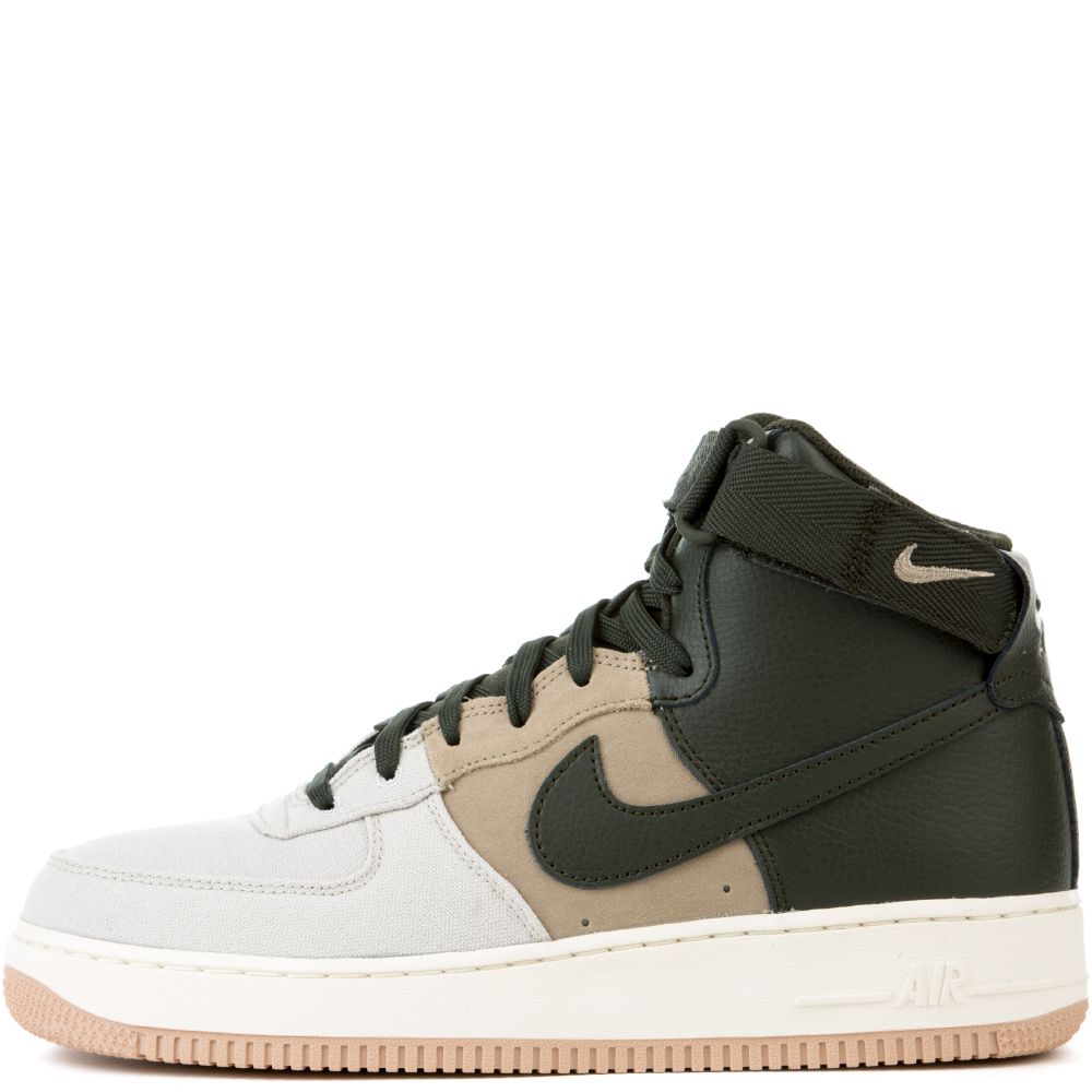 khaki air force ones high top