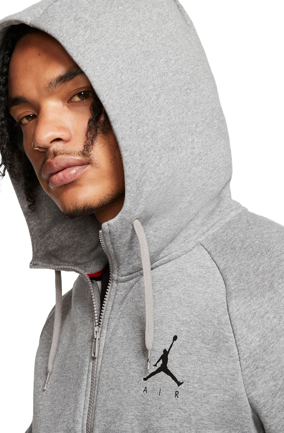 JORDAN Jumpman Fleece Full-Zip Hoodie 939998 092 - Shiekh