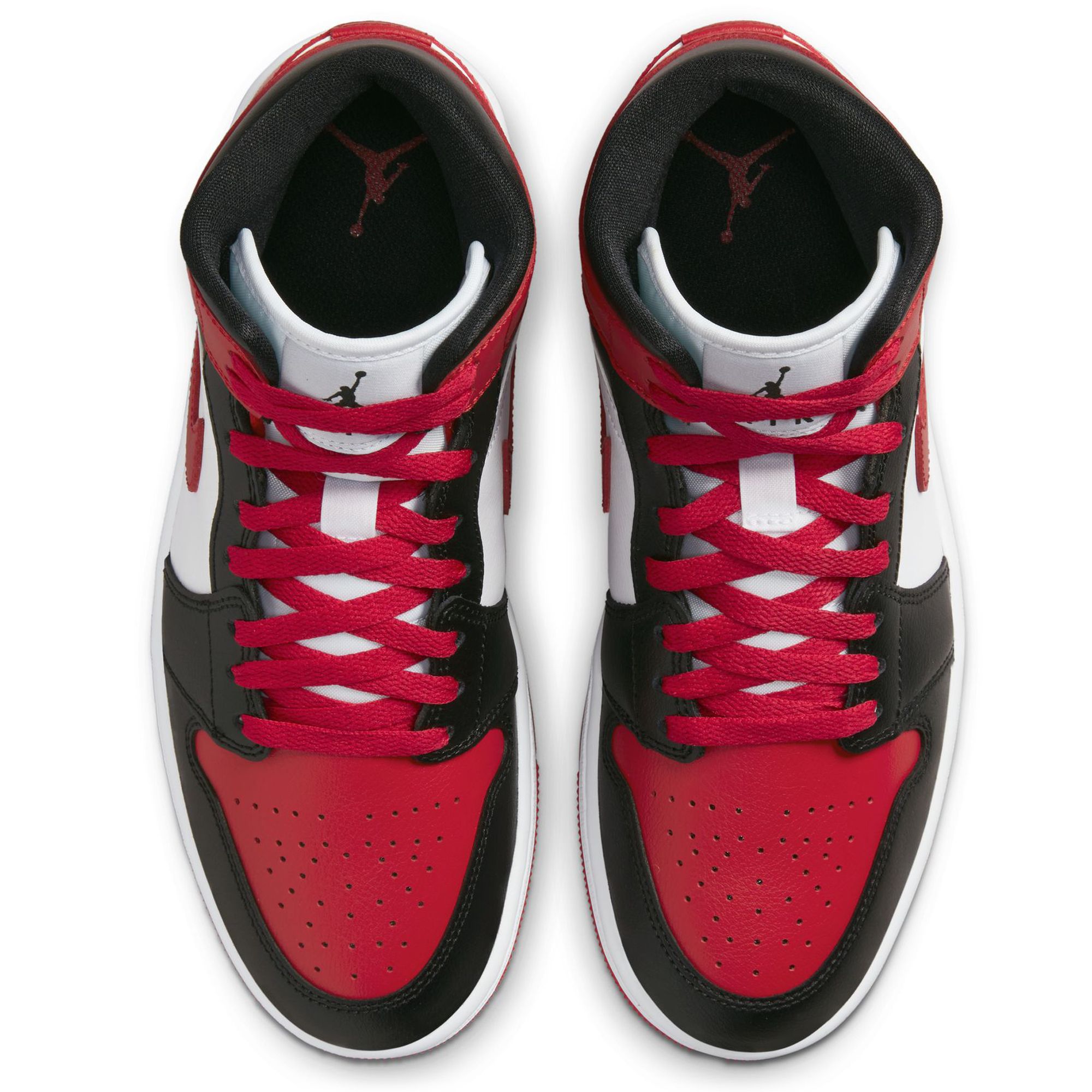 Air Jordan 1 Mid 'Chicago Black Toe' Shoes - 9