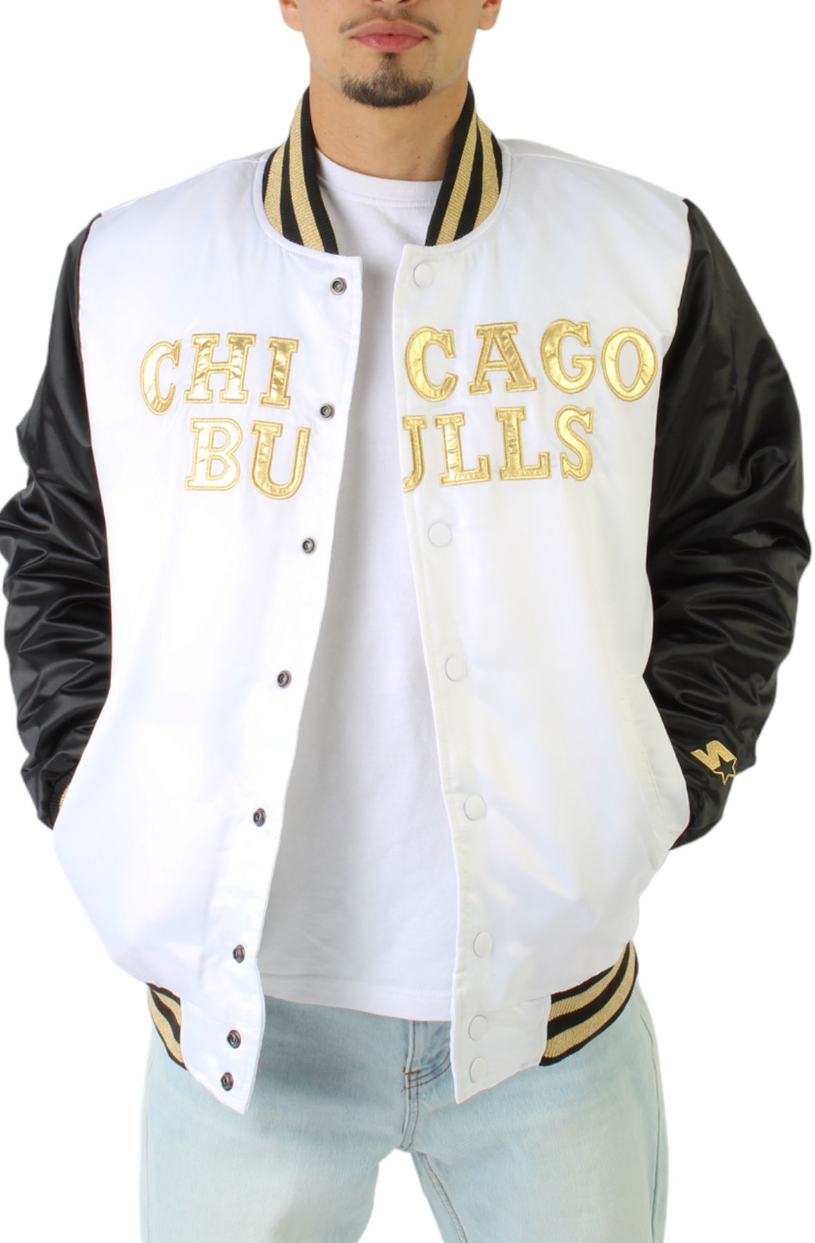 Gold chicago 2024 bulls jacket