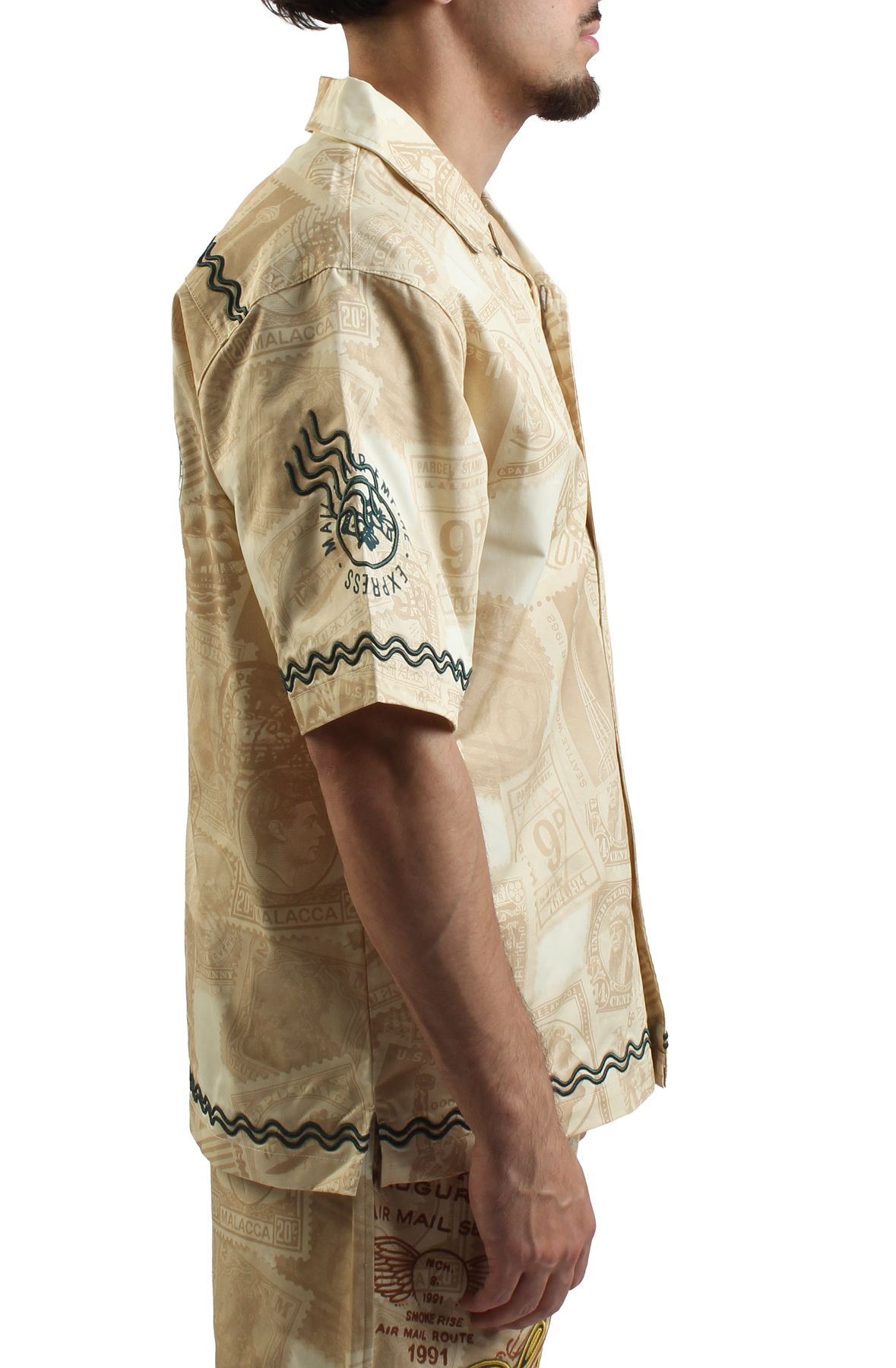 SMOKE RISE Saint Lucia button-up Shirt WH25288SK-PAP - Shiekh