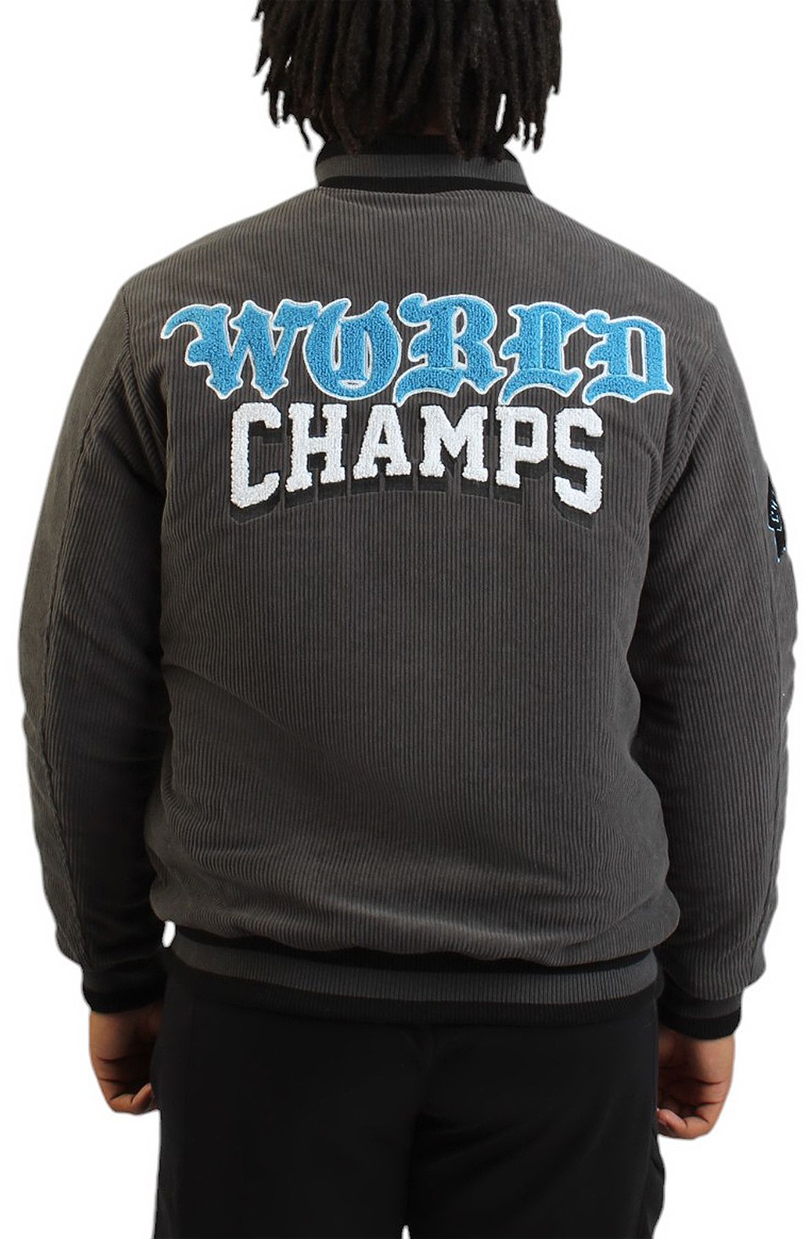 WORLD CHAMPS VARSITY JACKET 942 554GREY