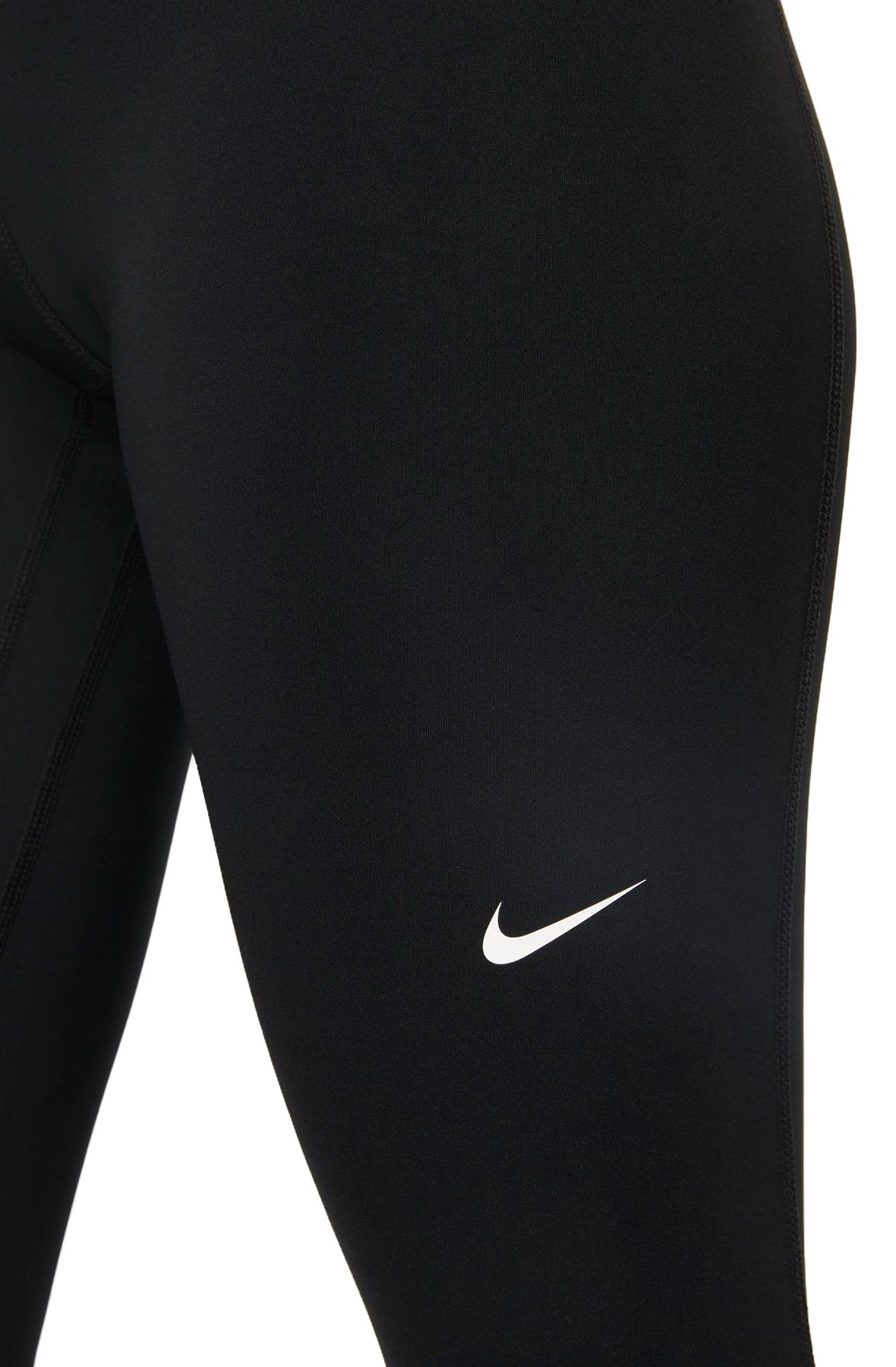Nike Pro Mid-Rise Tights Damen - smoke grey/heather/black/white CZ9779-084