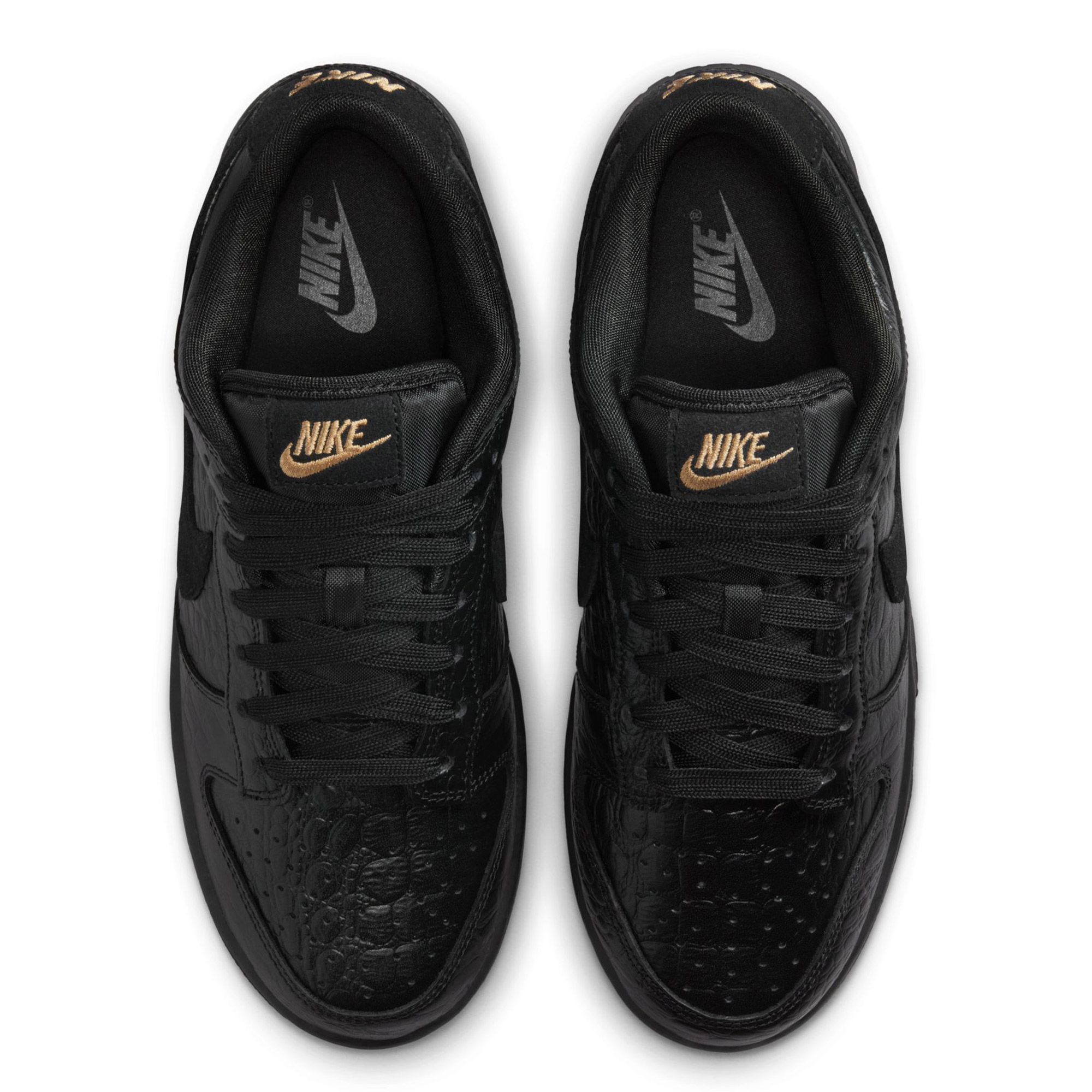 NIKE Dunk Low Black Croc HV4388 001 - Shiekh