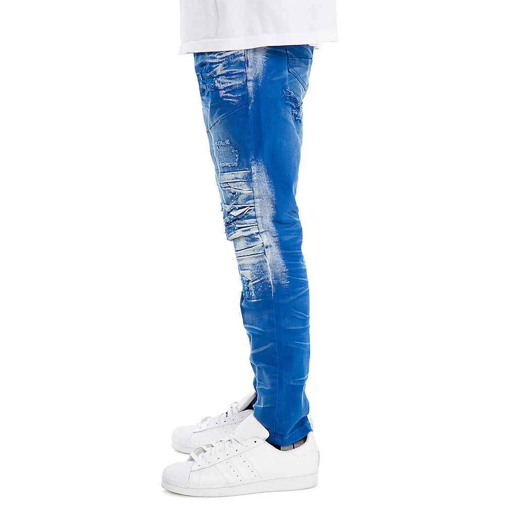 SMOKE RISE Men's Stretch Twill Jeans JP 6022 BLU - Shiekh