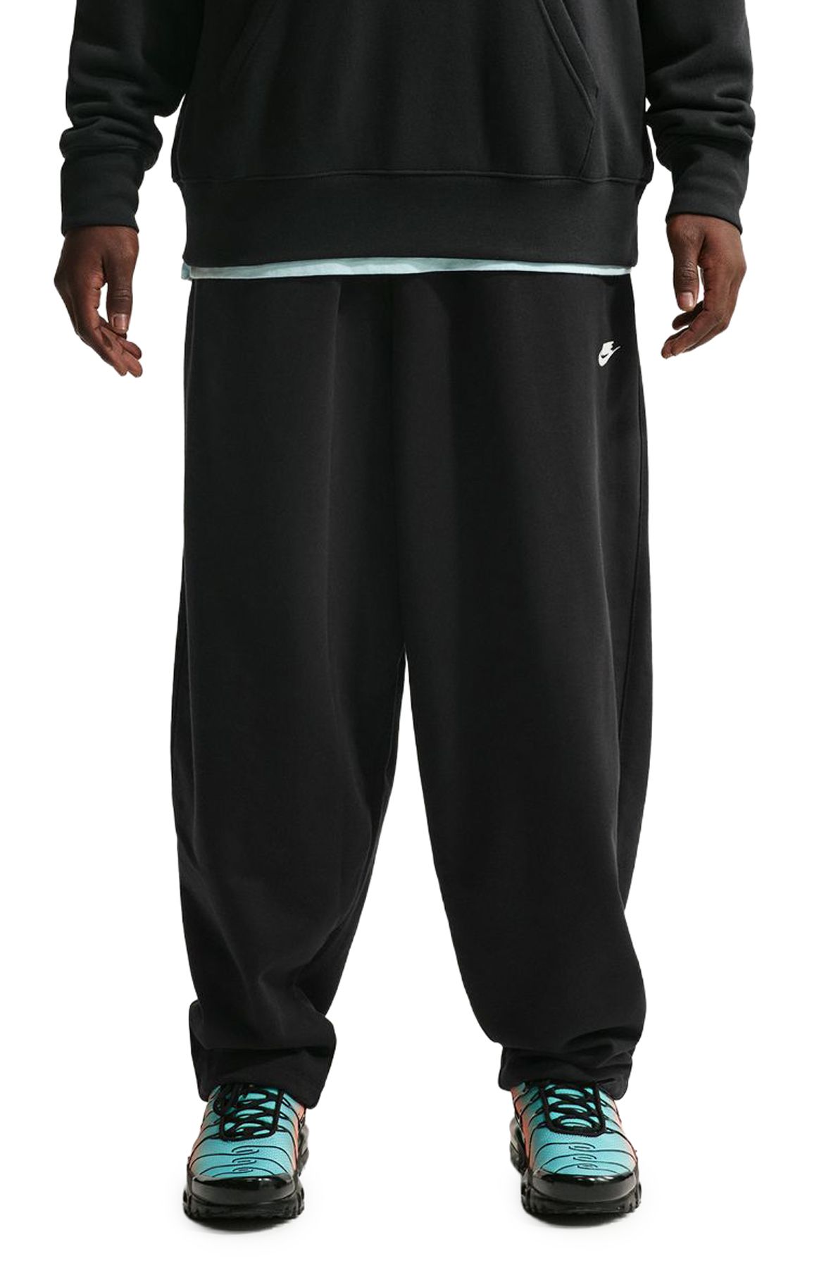 men's french terry trousers nike sportswear swoosh