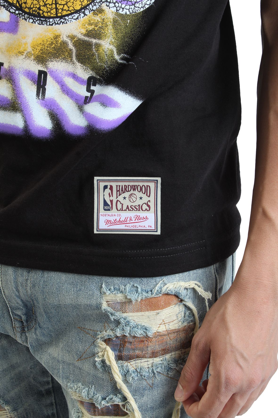 MITCHELL AND NESS NBA Los Angeles Lakers Static T-Shirt TP12375