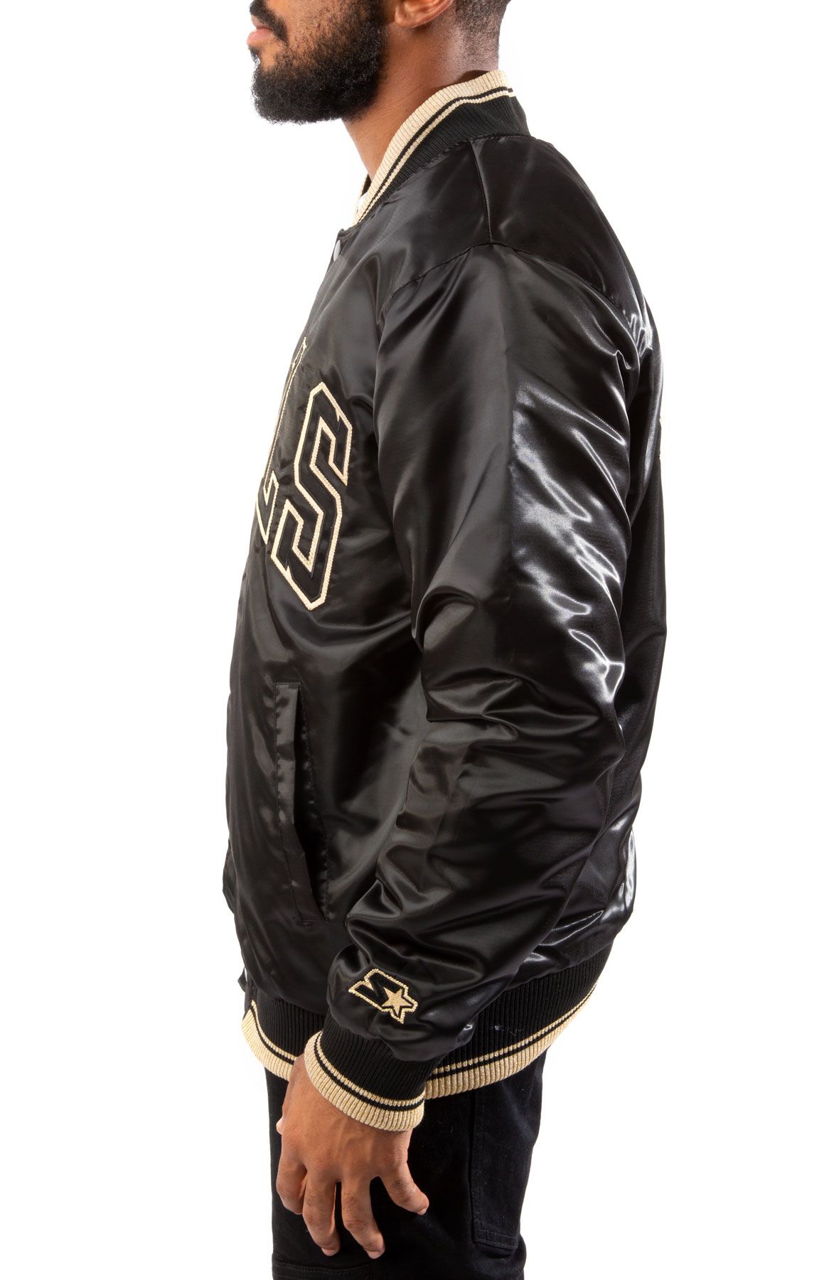 Starter Chicago Bulls Jacket Black/Gold