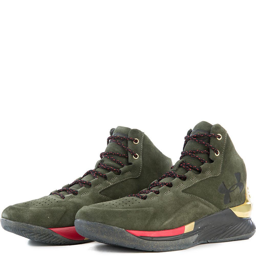 Curry 1 Lux Mid Suede 28cm カリー1 極美品 Mens 9 Under Armour Curry 1 Lux Mid Suede Black Metallic