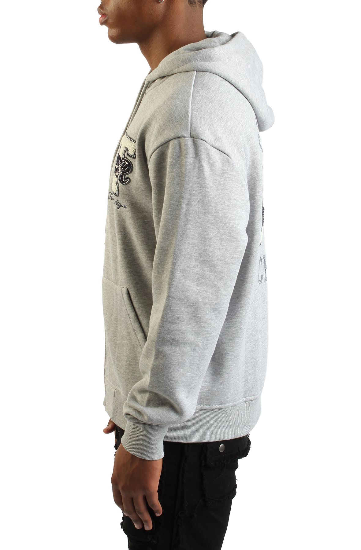 TRUE RELIGION World Tour Champs Zip Up Hoodie 110303-1501 - Shiekh