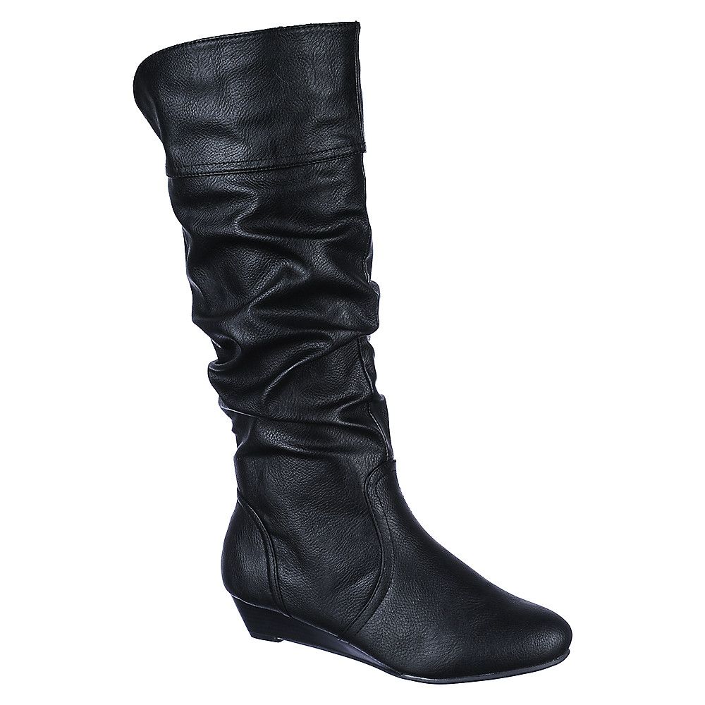 BAMBOO Tamara-55 Boots JPM TAMARA55/BLKPPU - Shiekh